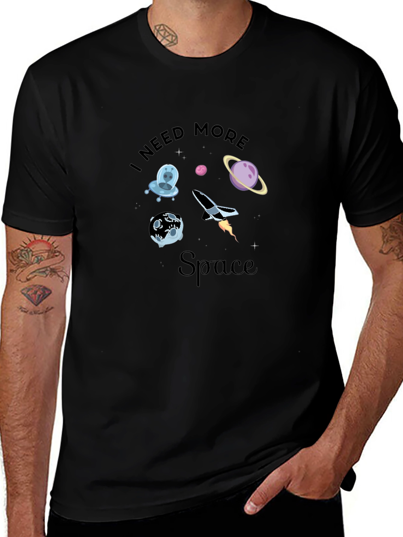 I Need More Space Graphic T-Shirt