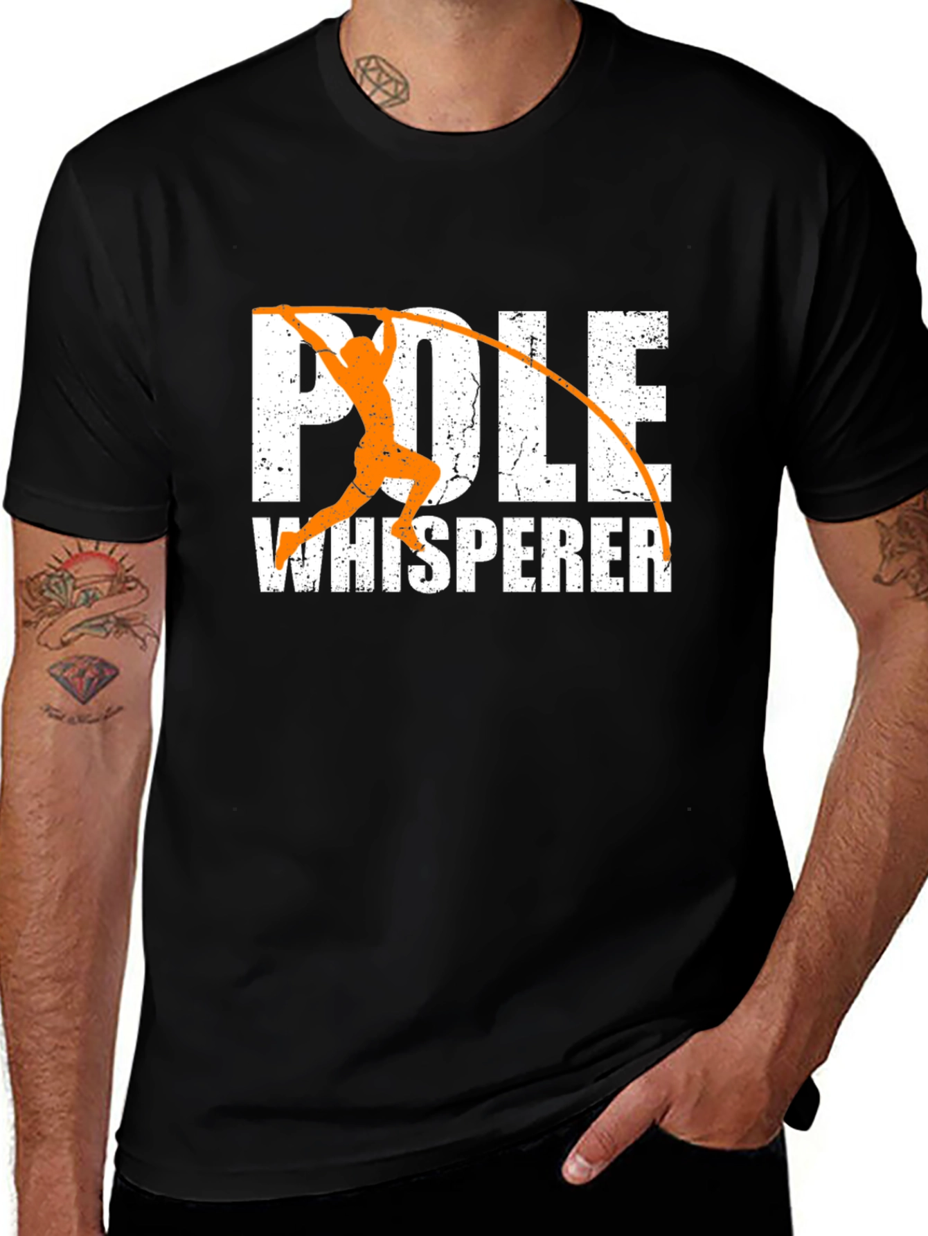 Pole Whisperer Graphic T-Shirt - Athlete Design