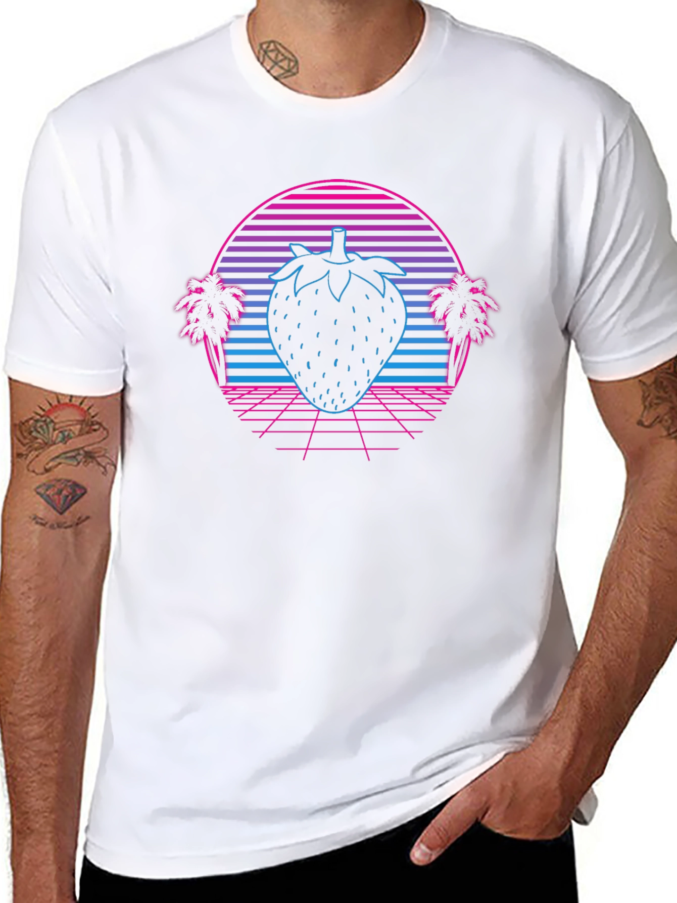 Retro Strawberry T-Shirt
