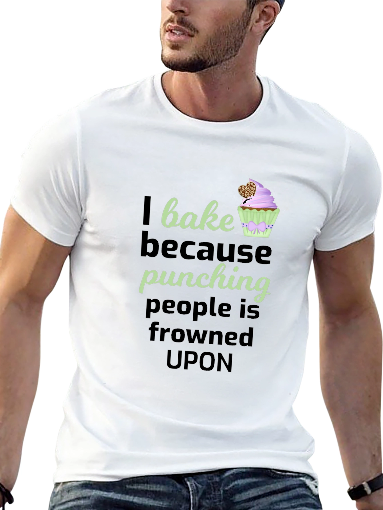 I Bake Because Punching T-Shirt