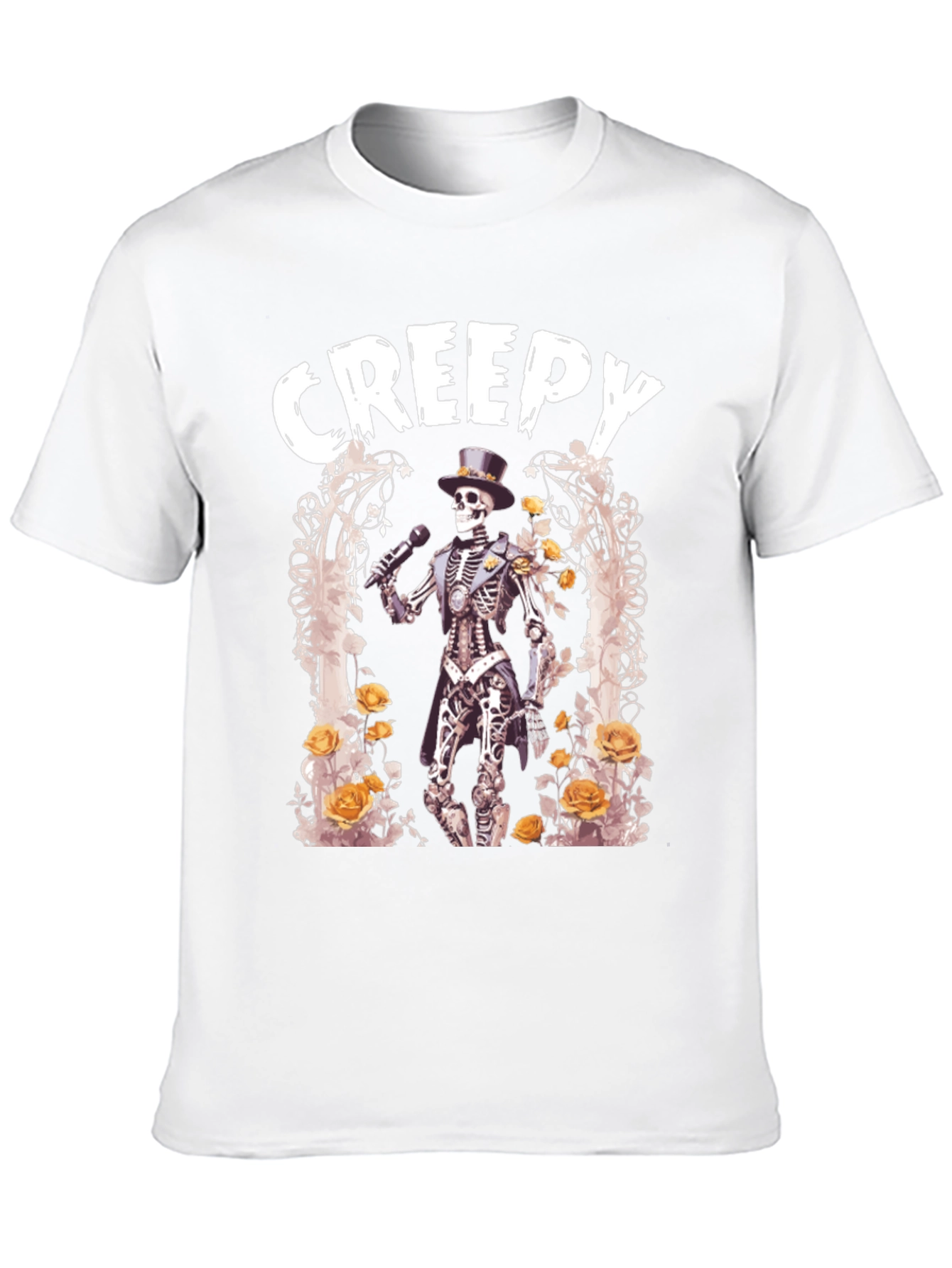 Creepy Skeleton T-Shirt - Spooky Style