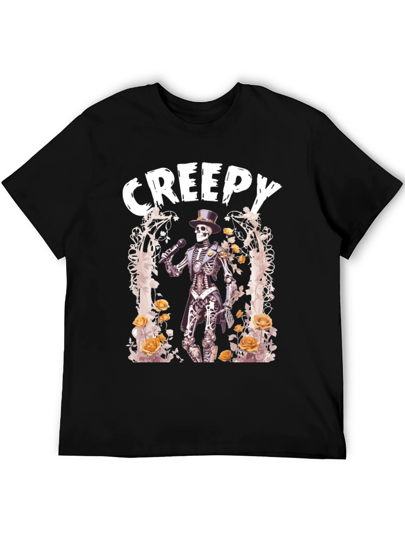 Creepy Skeleton T-Shirt - Spooky Style