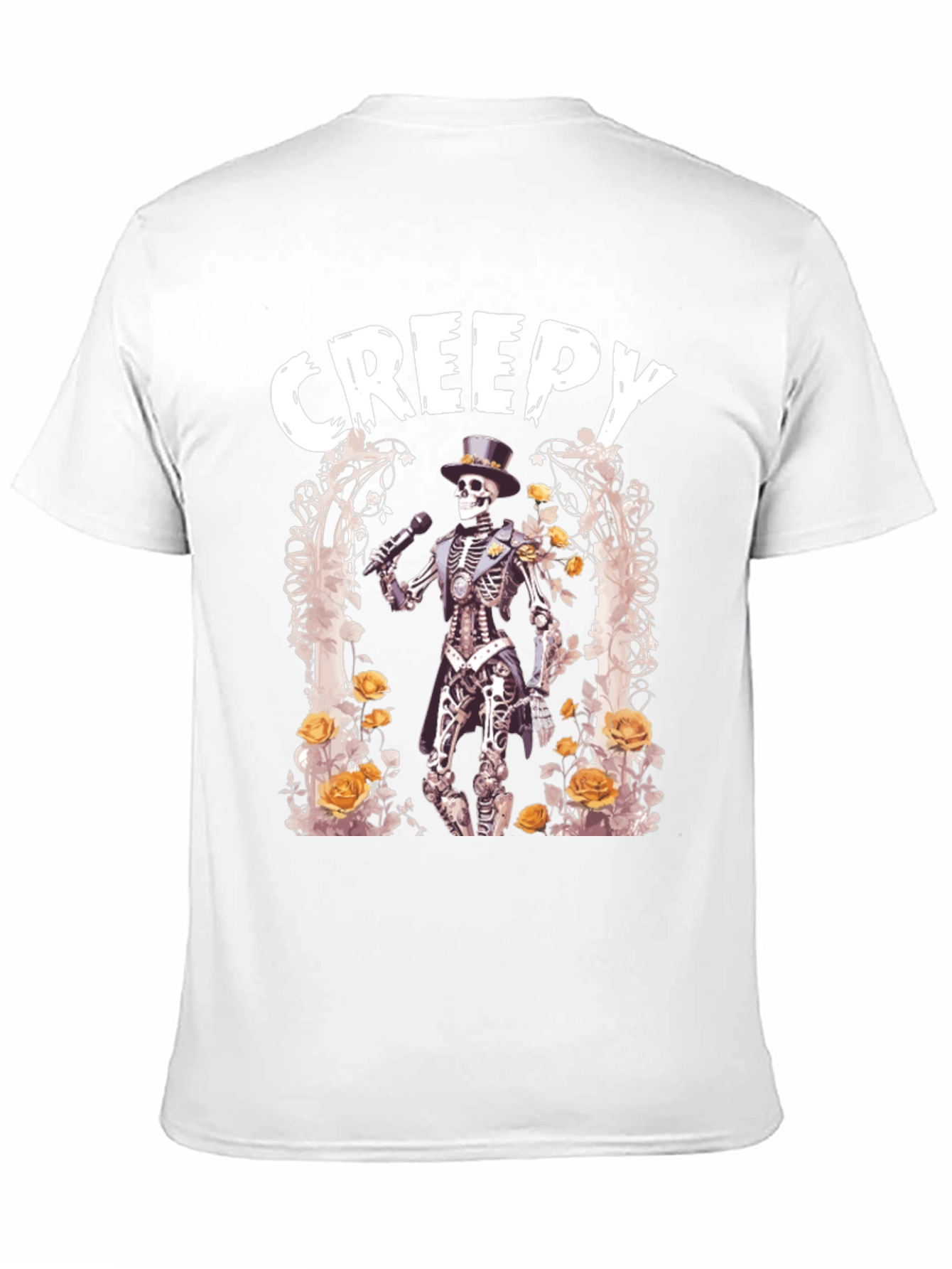 Creepy Skeleton T-Shirt - Spooky Style