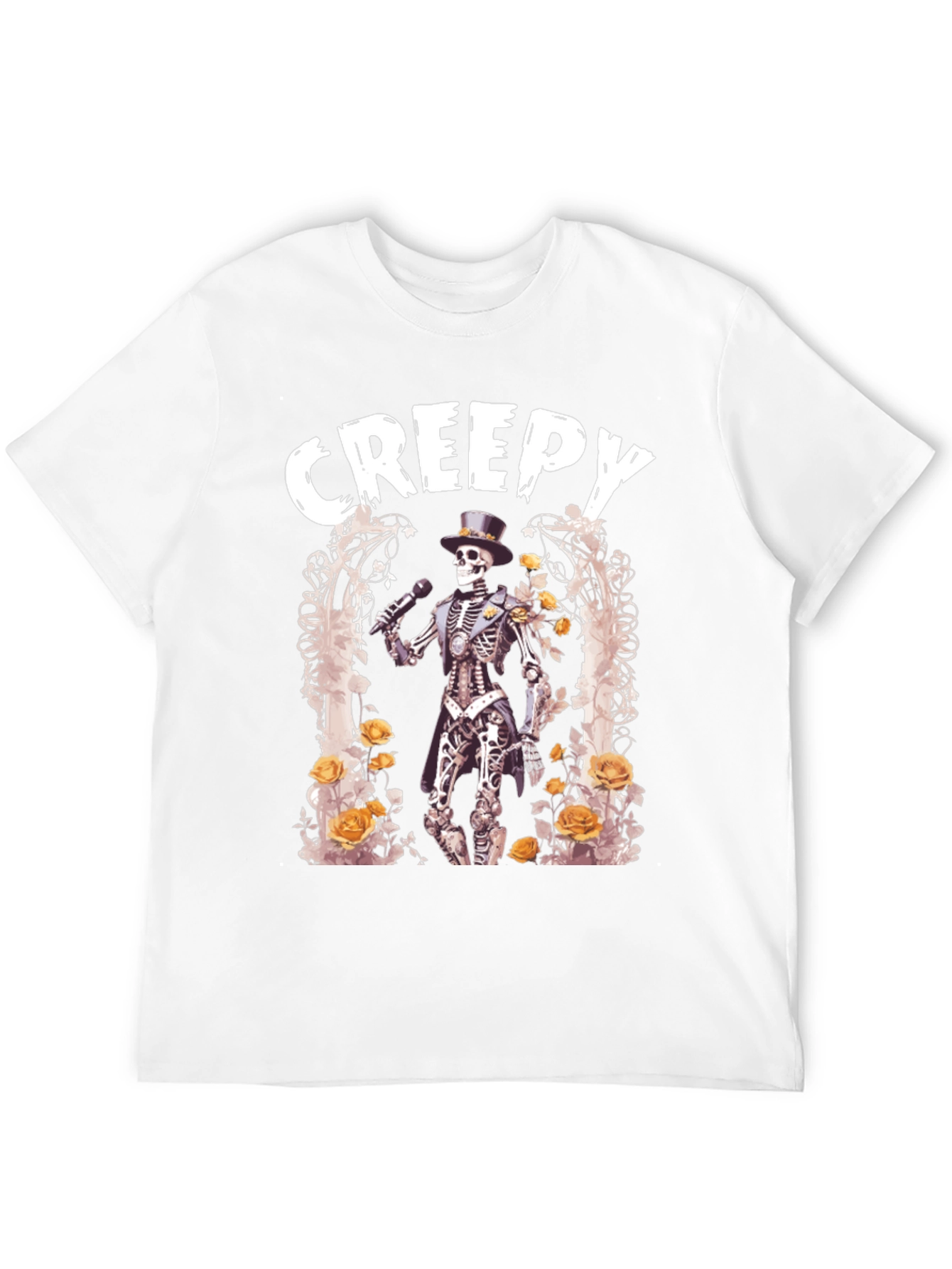 Creepy Skeleton T-Shirt - Spooky Style