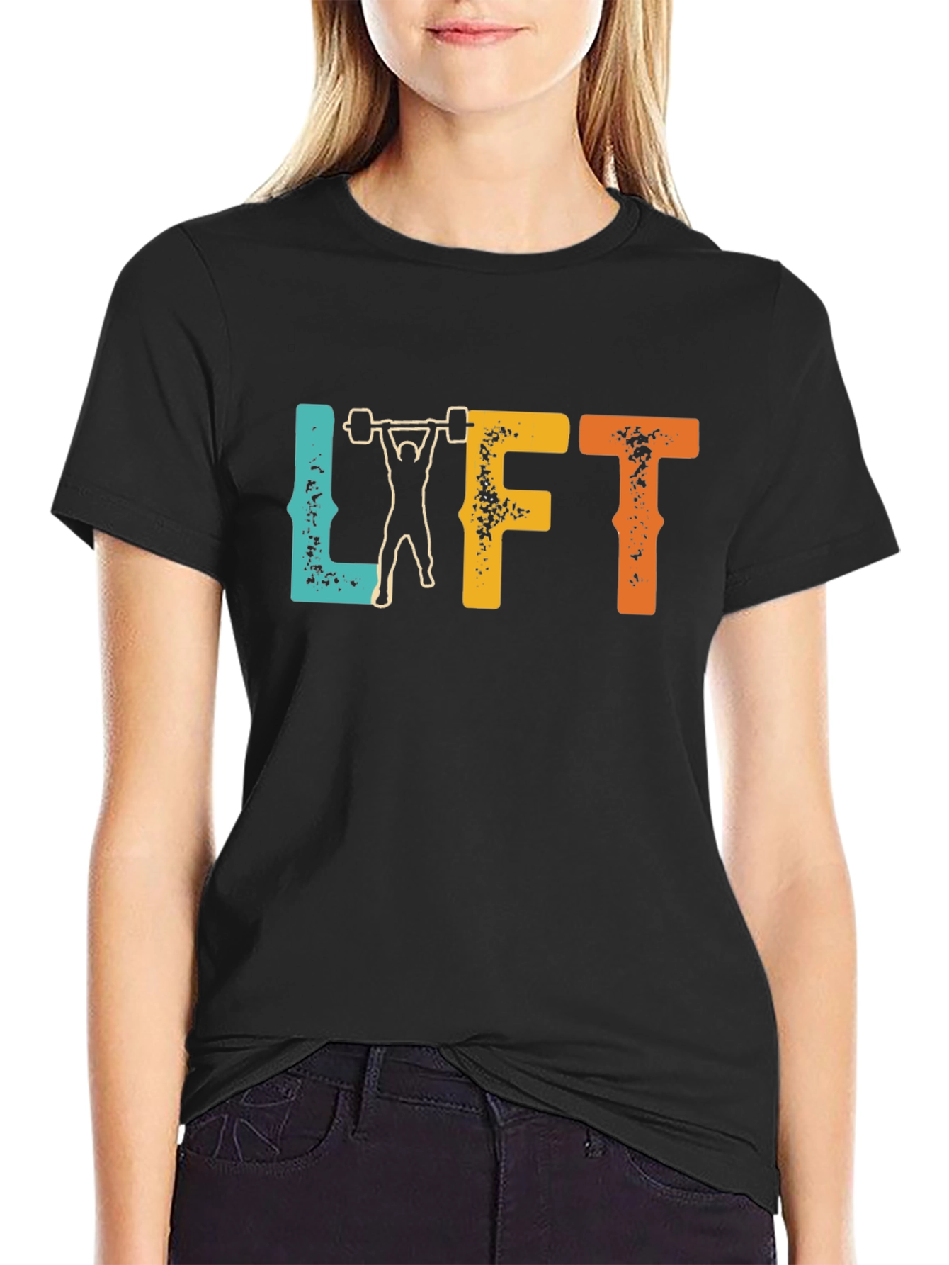 Retro Lift Graphic T-Shirt | Fitness Apparel