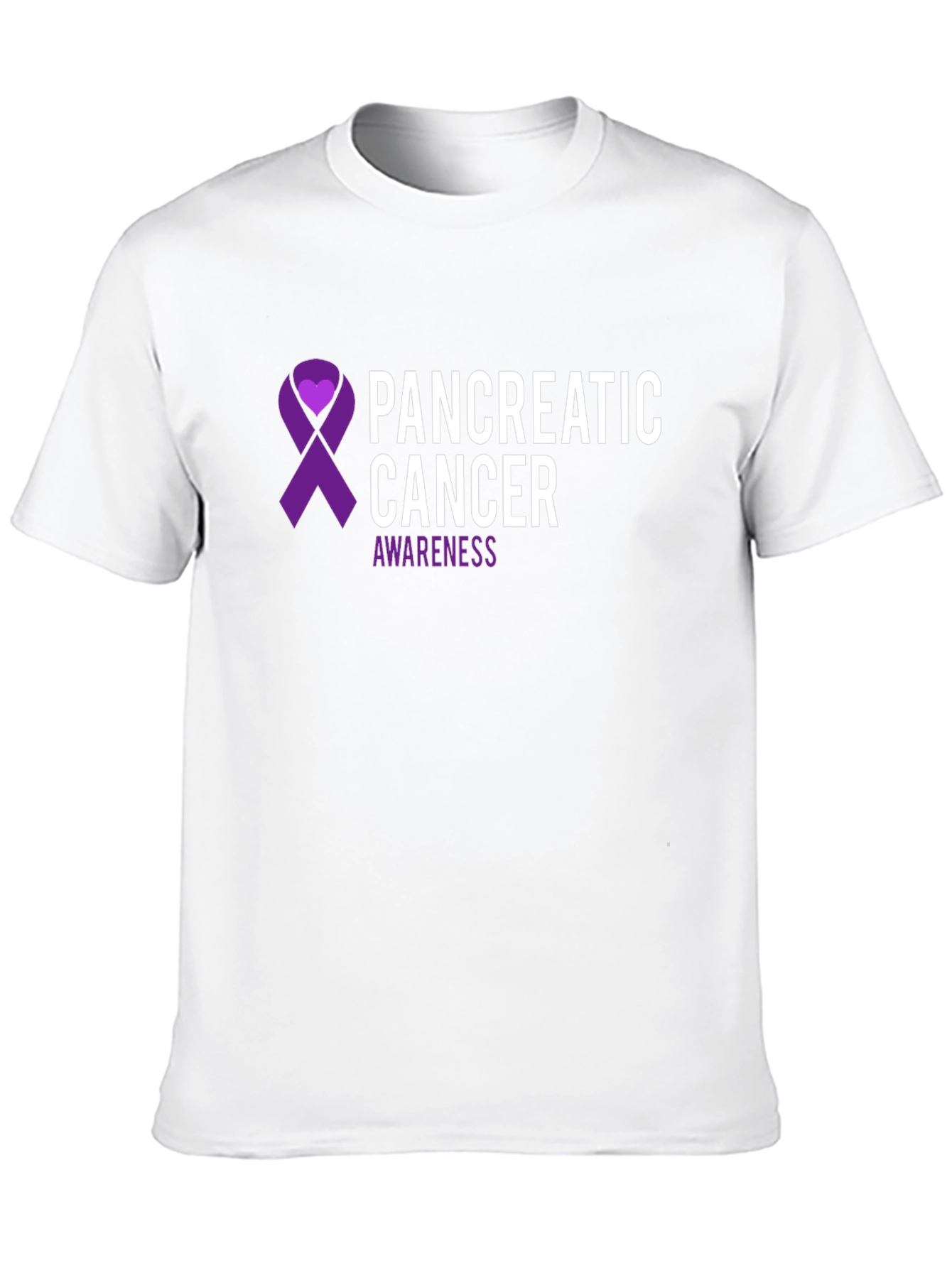 Pancreatic Cancer Awareness Ribbon T-Shirt