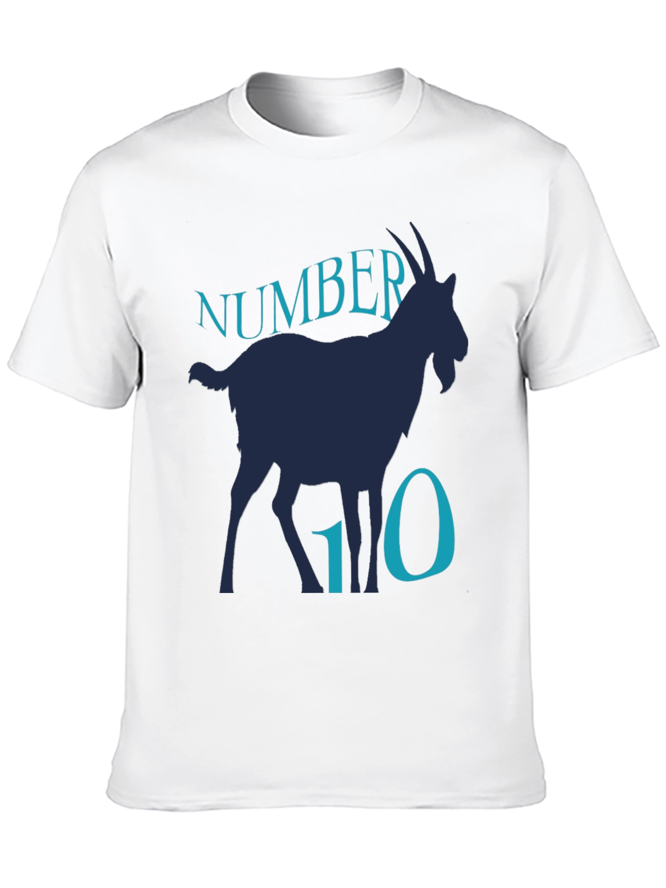 Number 10 Goat Graphic T-Shirt