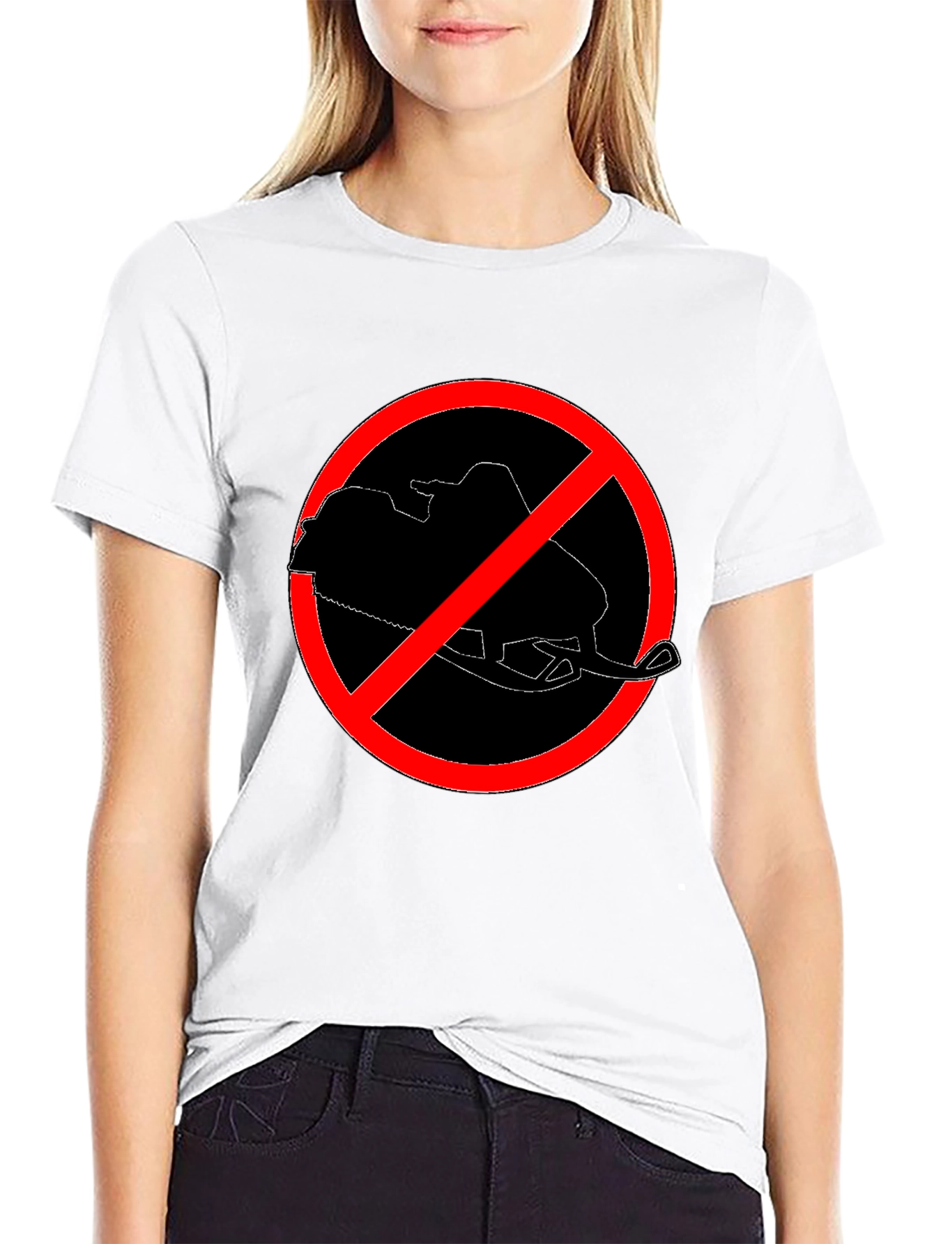 No Snowmobiling T-Shirt