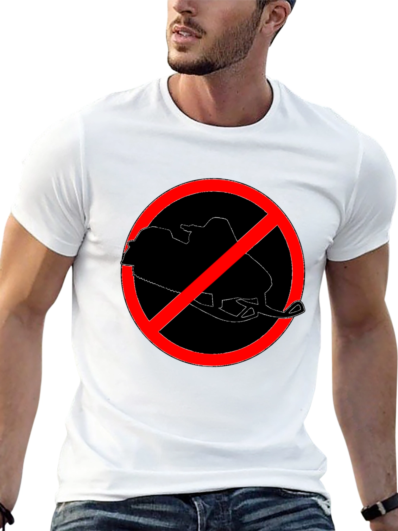 No Snowmobiling T-Shirt