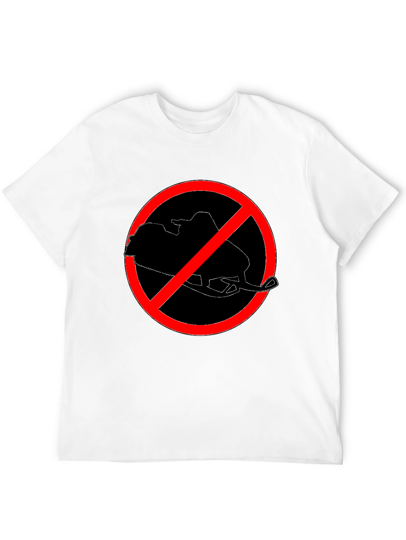 No Snowmobiling T-Shirt