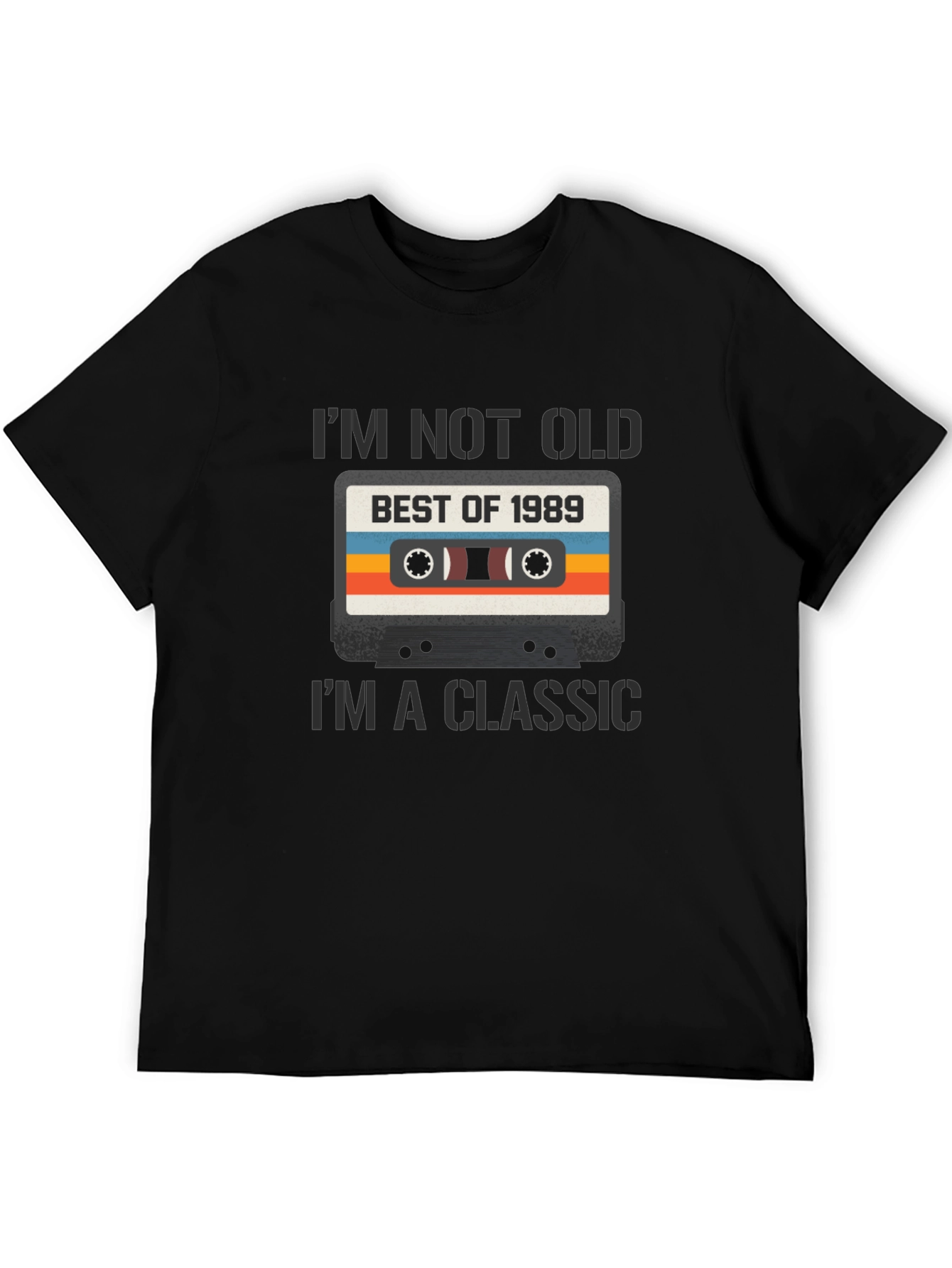 Retro Cassette Tape 1989 Birthday T-Shirt
