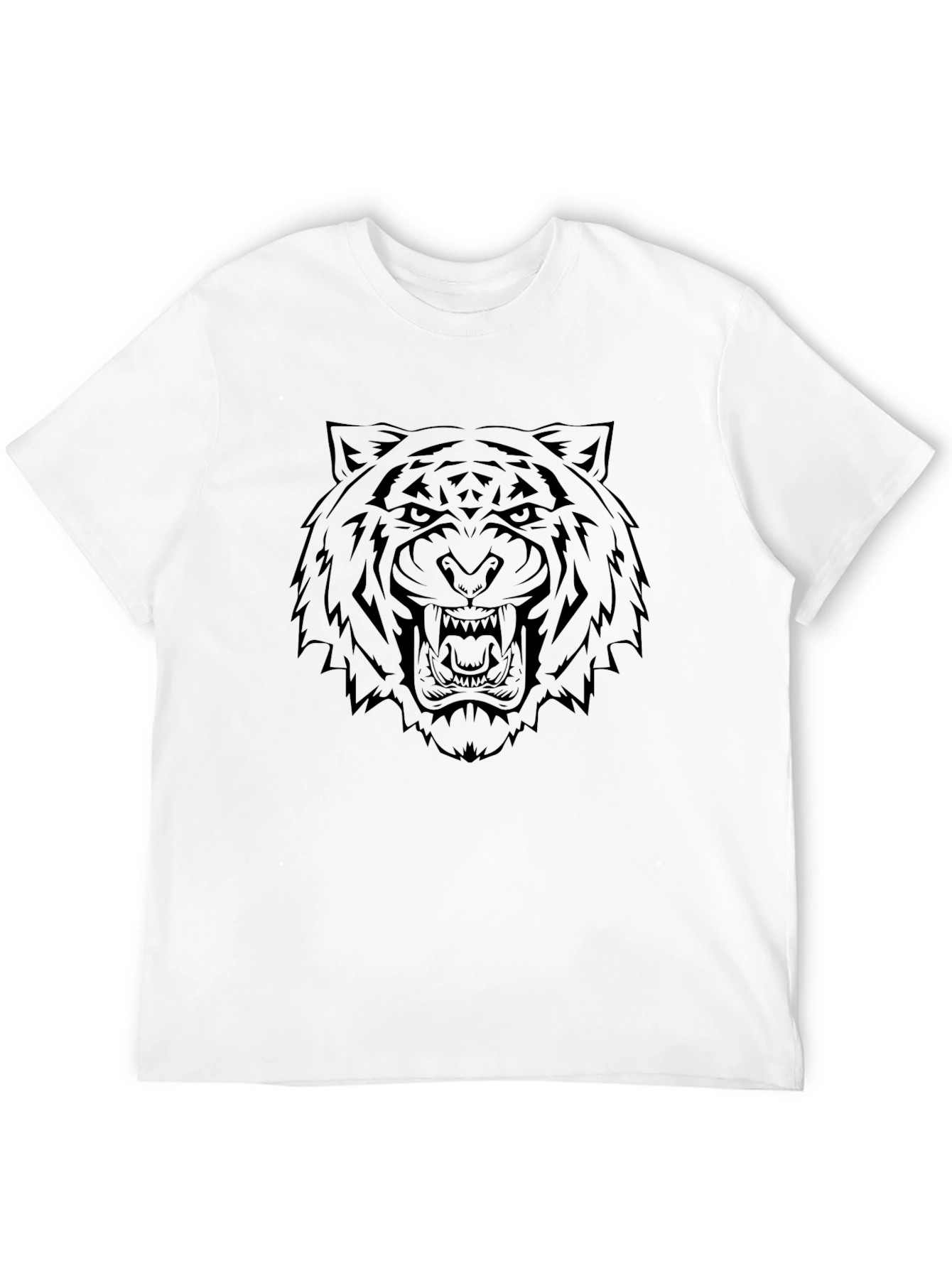 Black Tiger Graphic Tee - Fierce Style
