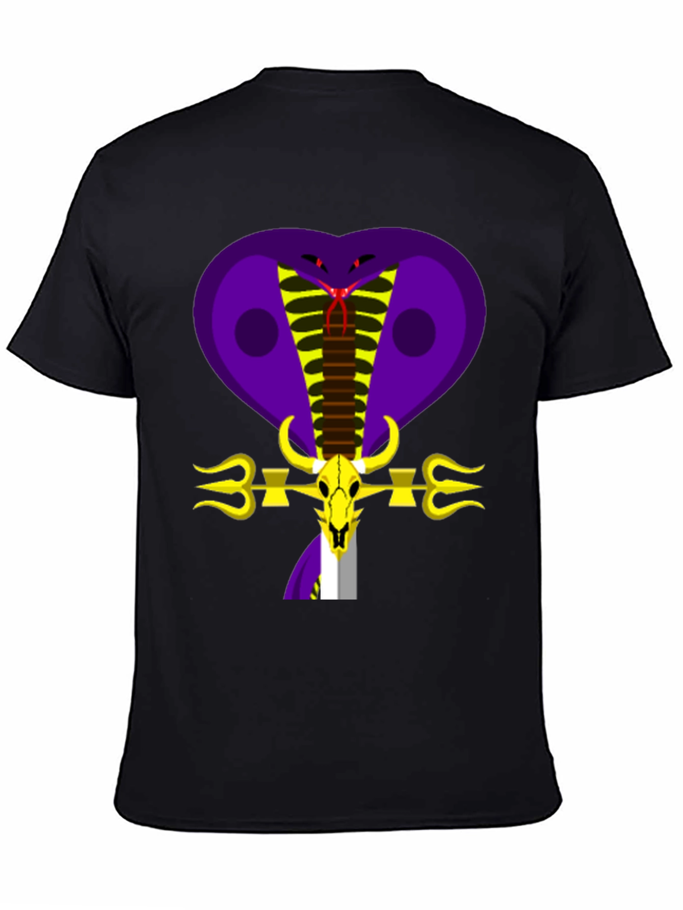 Cobra Skull Graphic Tee - Bold & Unique