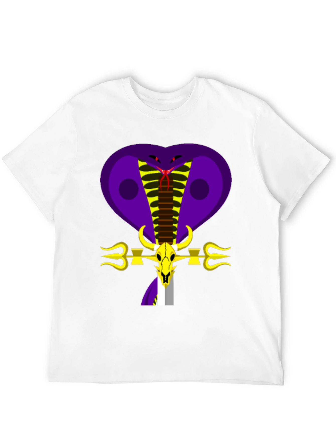 Cobra Skull Graphic Tee - Bold & Unique