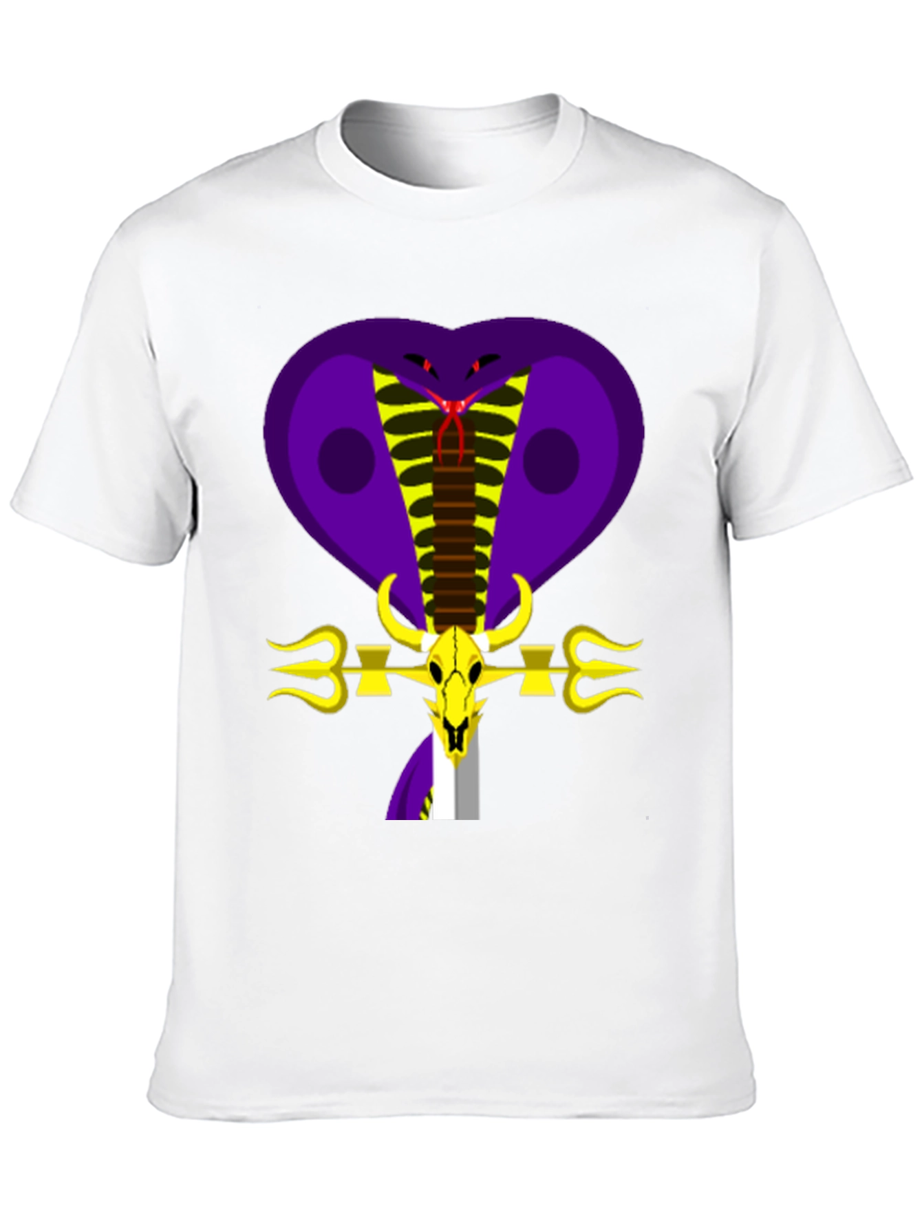 Cobra Skull Graphic Tee - Bold & Unique