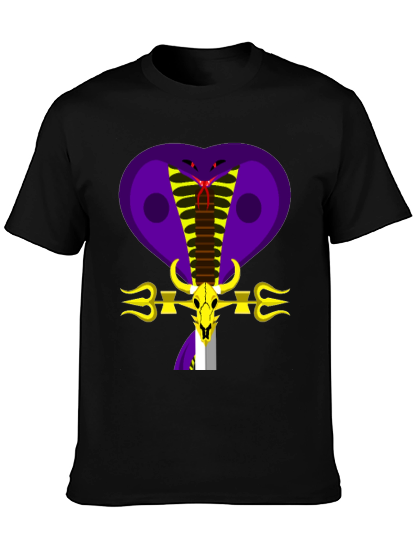 Cobra Skull Graphic Tee - Bold & Unique