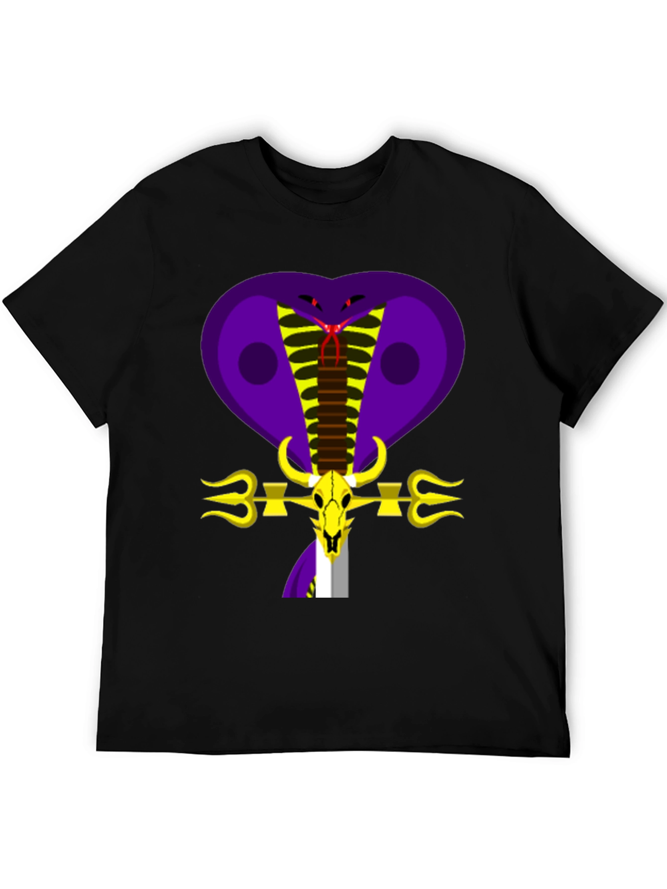 Cobra Skull Graphic Tee - Bold & Unique