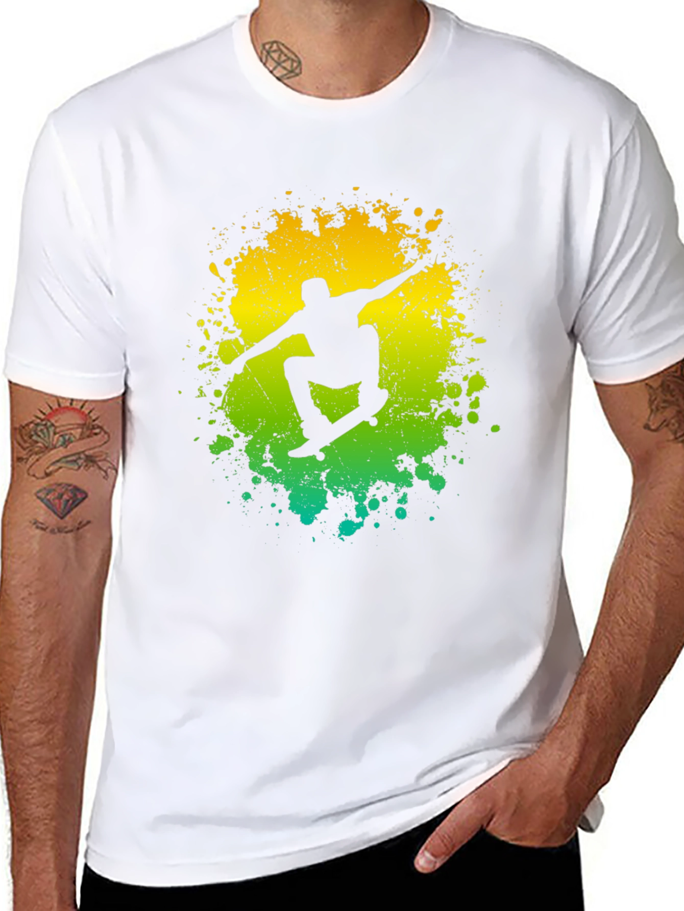 Skateboarder Graphic Tee - Cool Streetwear Shirt