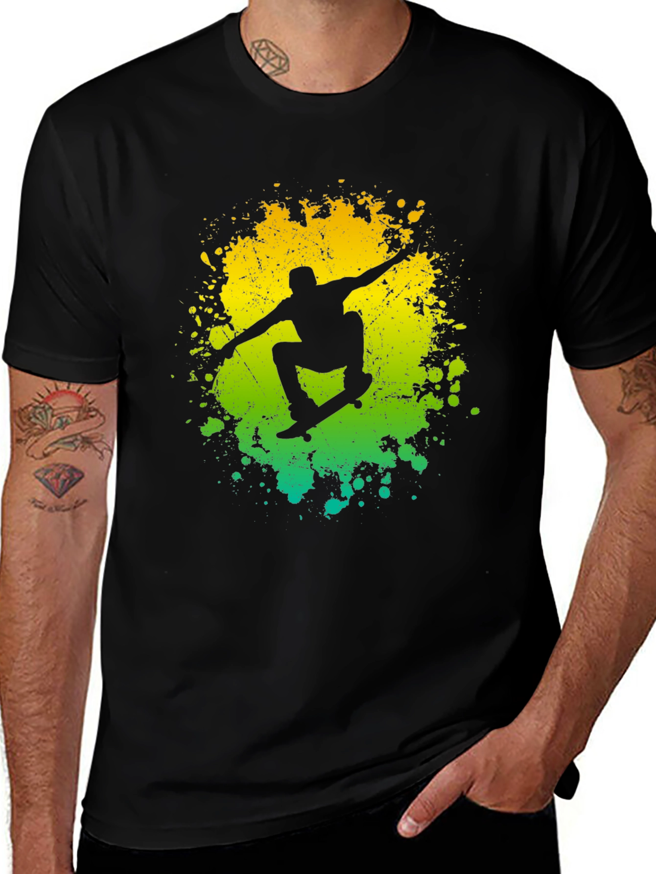 Skateboarder Graphic Tee - Cool Streetwear Shirt
