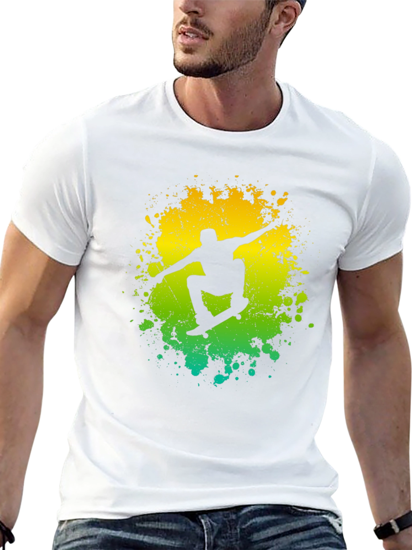 Skateboarder Graphic Tee - Cool Streetwear Shirt
