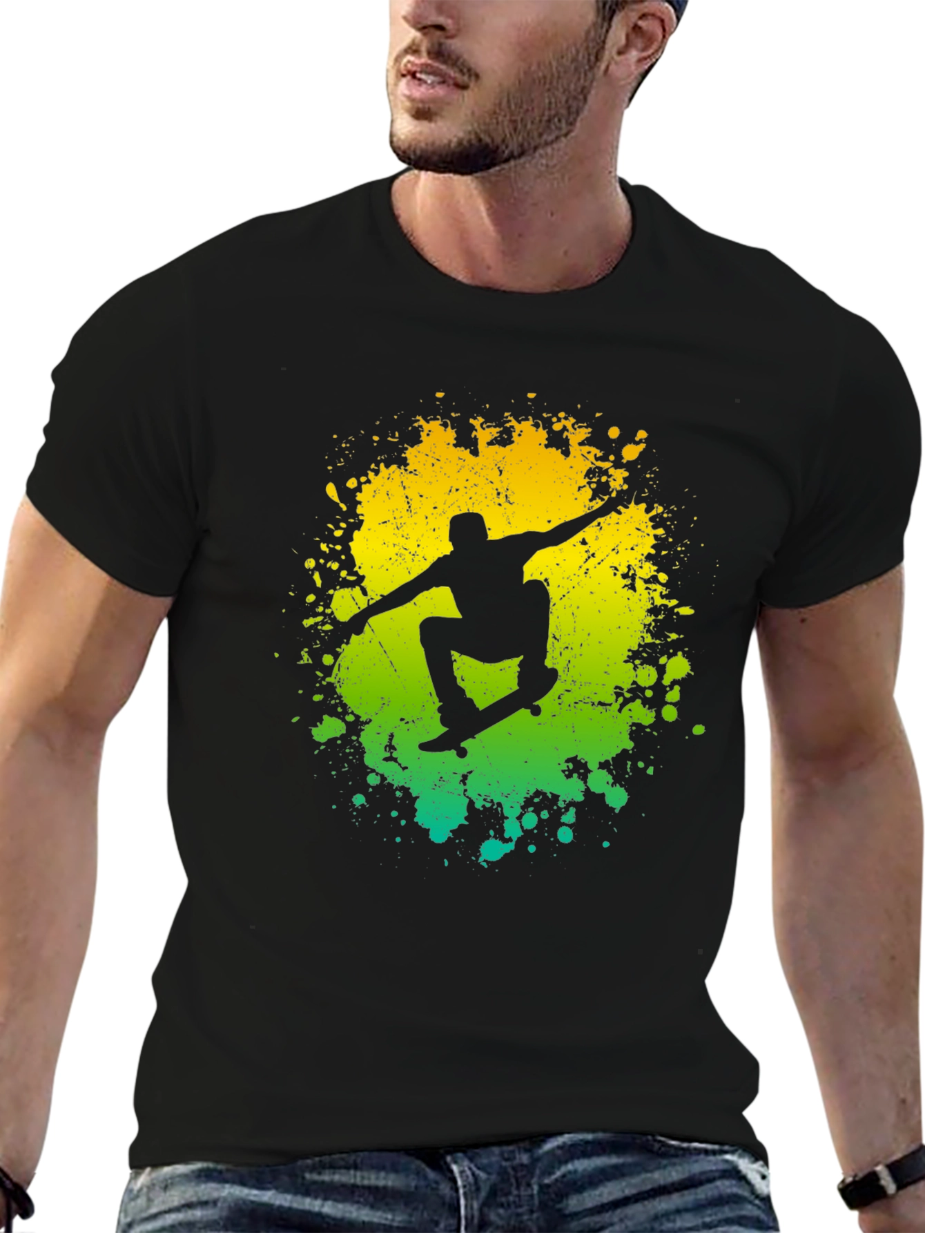 Skateboarder Graphic Tee - Cool Streetwear Shirt