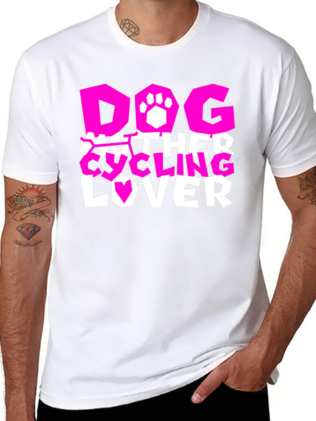 Dog Mother Cycling Lover T-Shirt