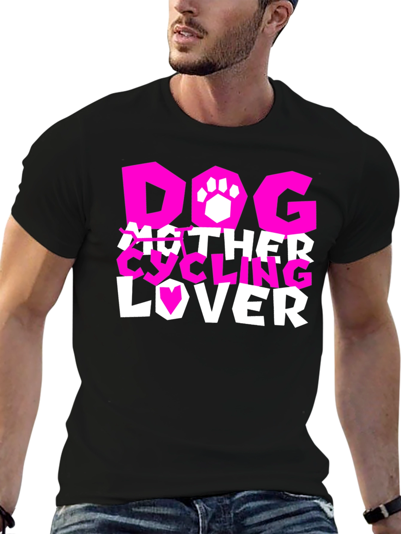 Dog Mother Cycling Lover T-Shirt