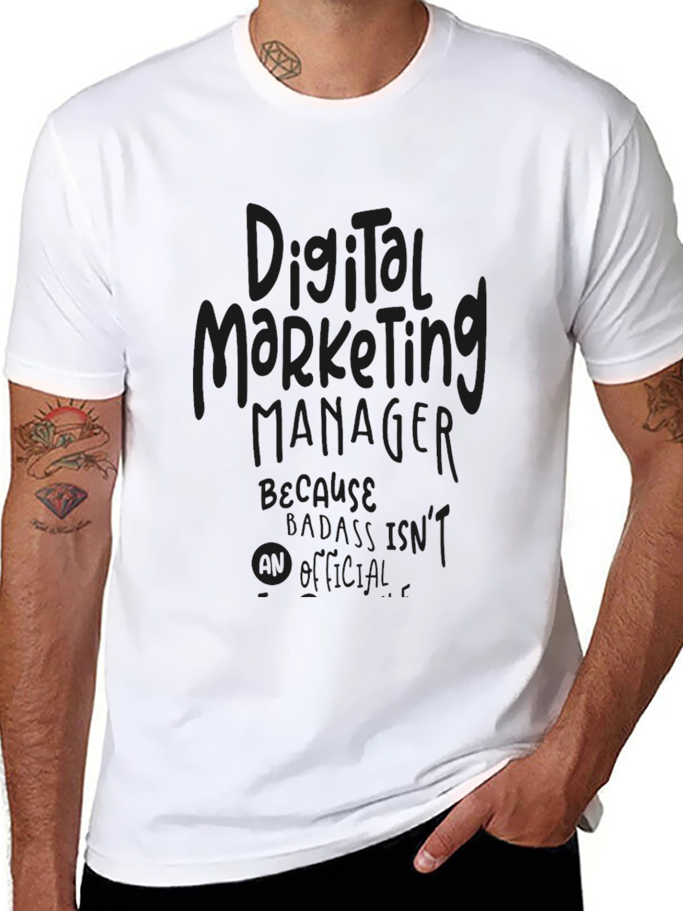 Digital Marketing Manager Funny Graphic Tee