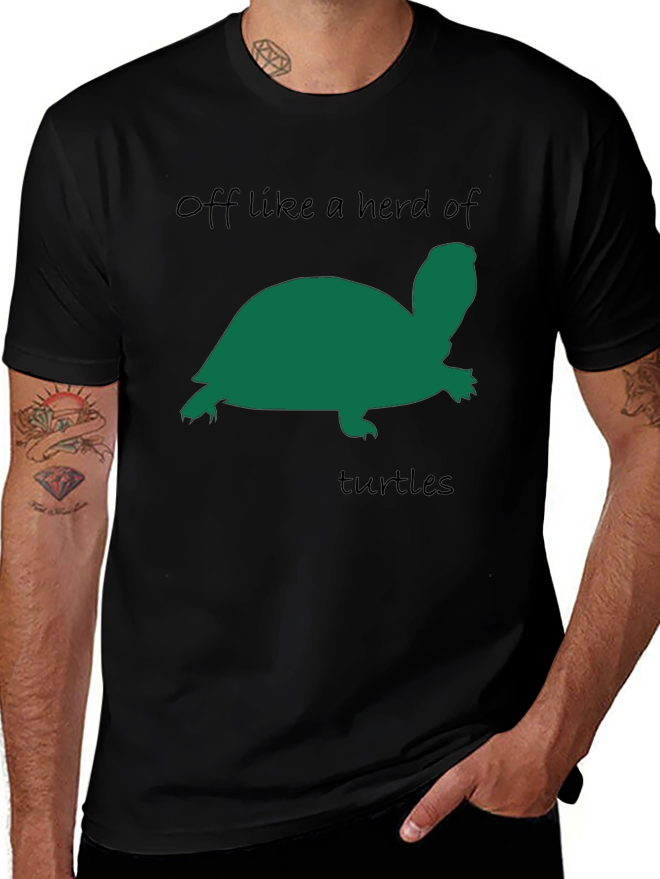 Off Like a Herd of Turtles Graphic Tee