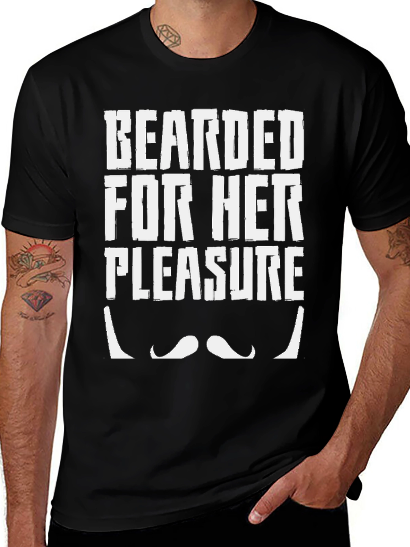 Bearded for Her Pleasure Graphic Tee