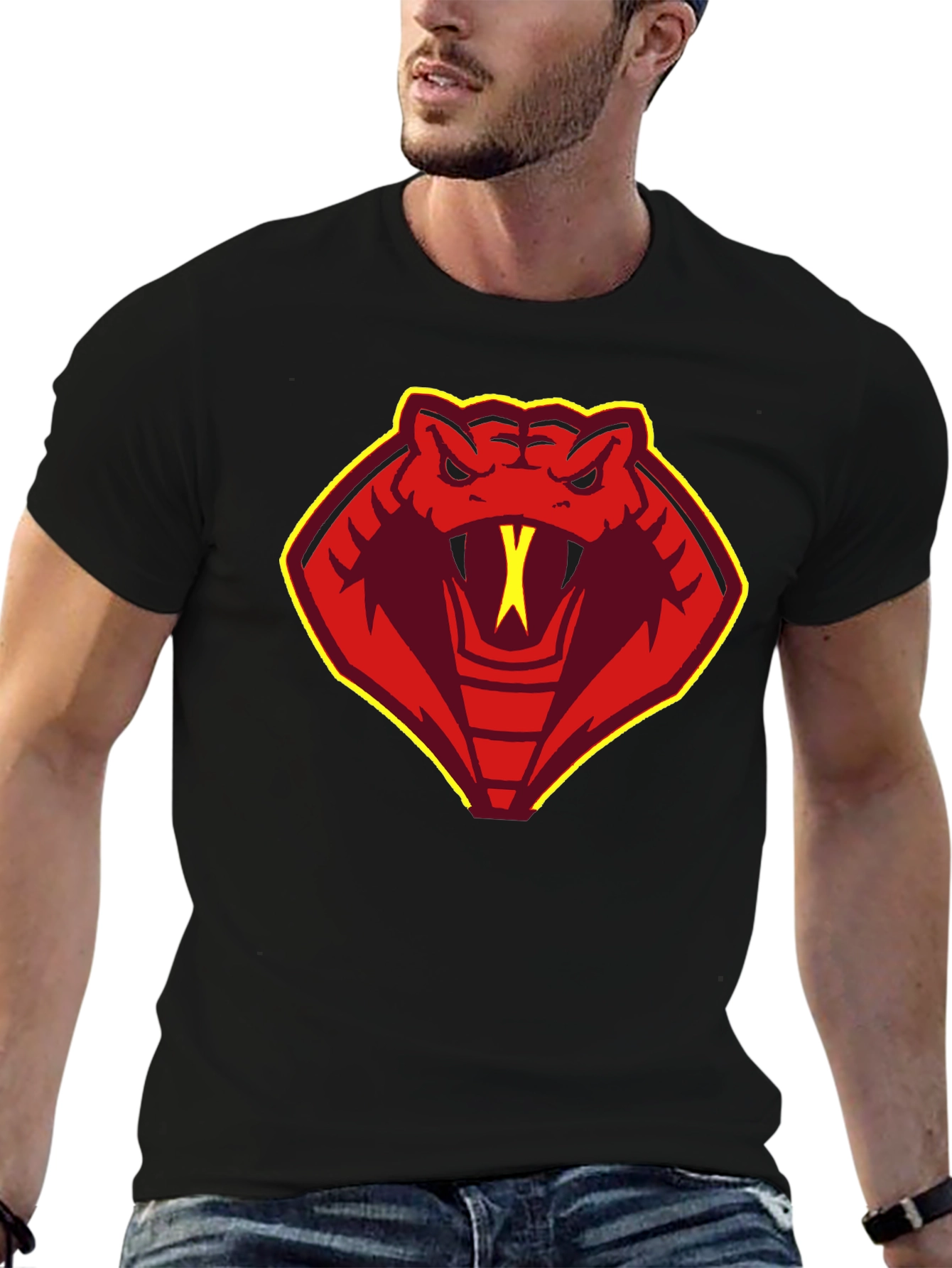 Cobra Logo Black T-Shirt - Graphic Tee