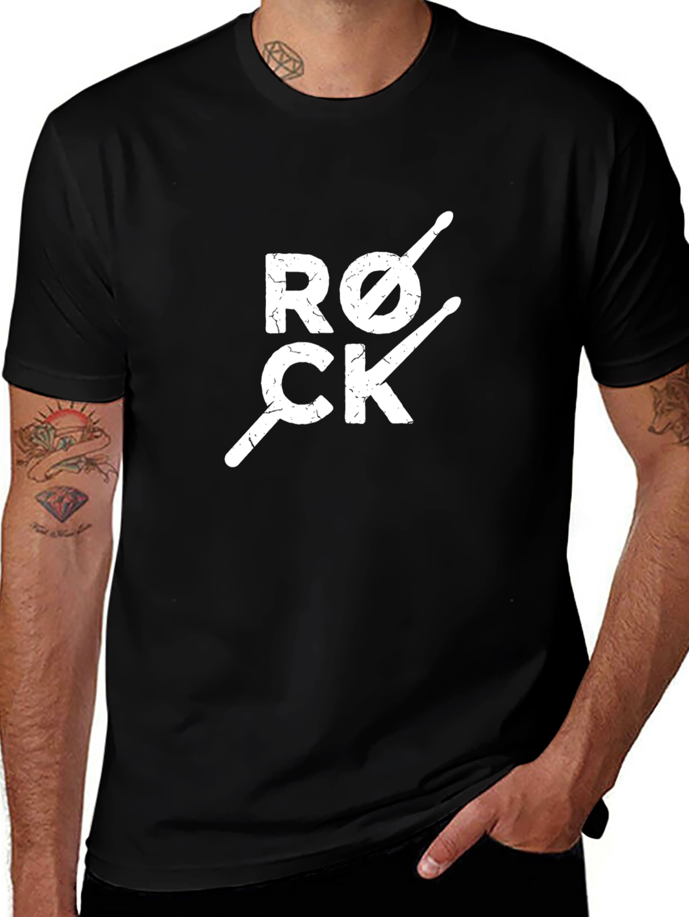 Rock Drummer Graphic Tee