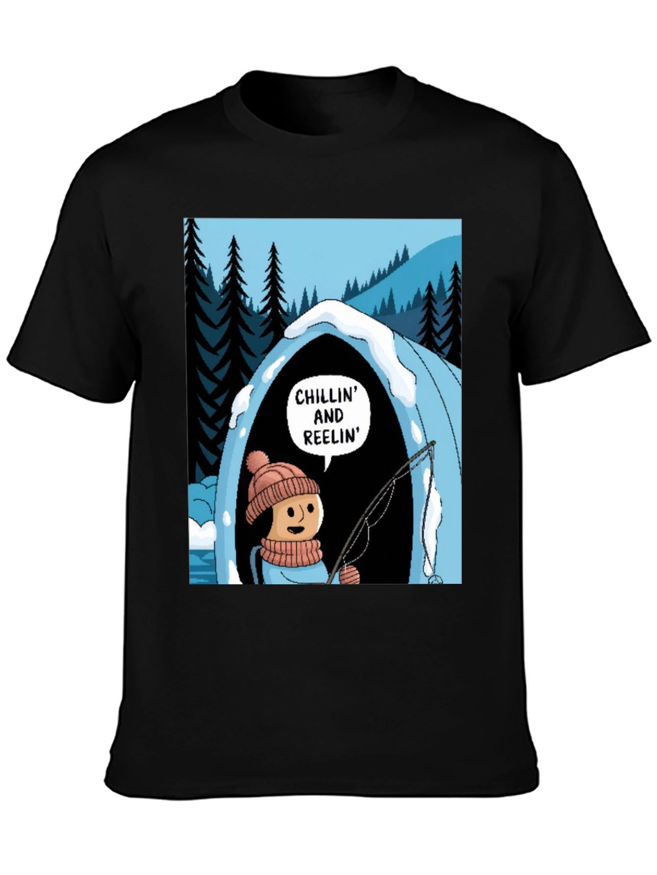 Chillin and Reelin Graphic T-Shirt