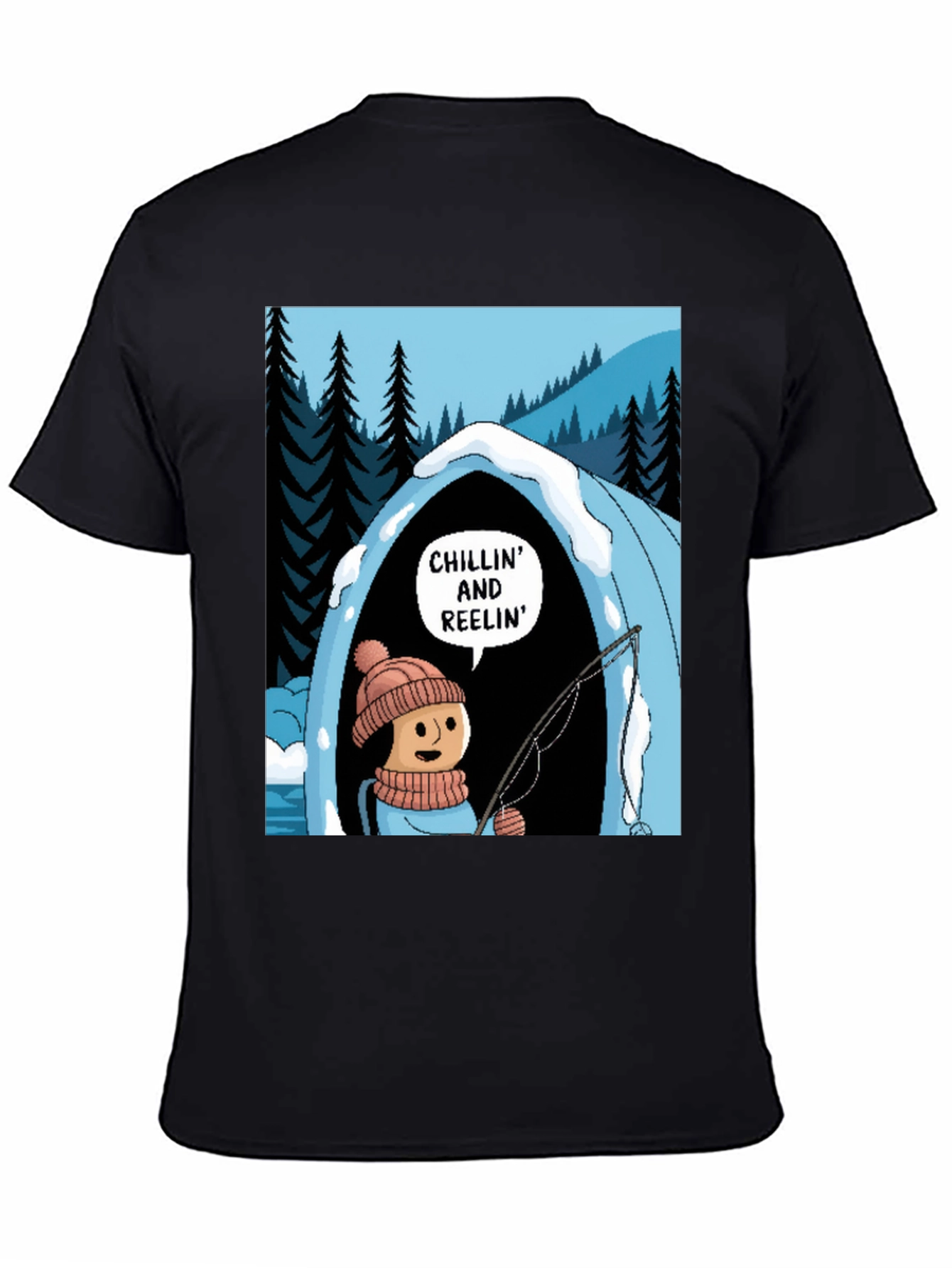 Chillin and Reelin Graphic T-Shirt
