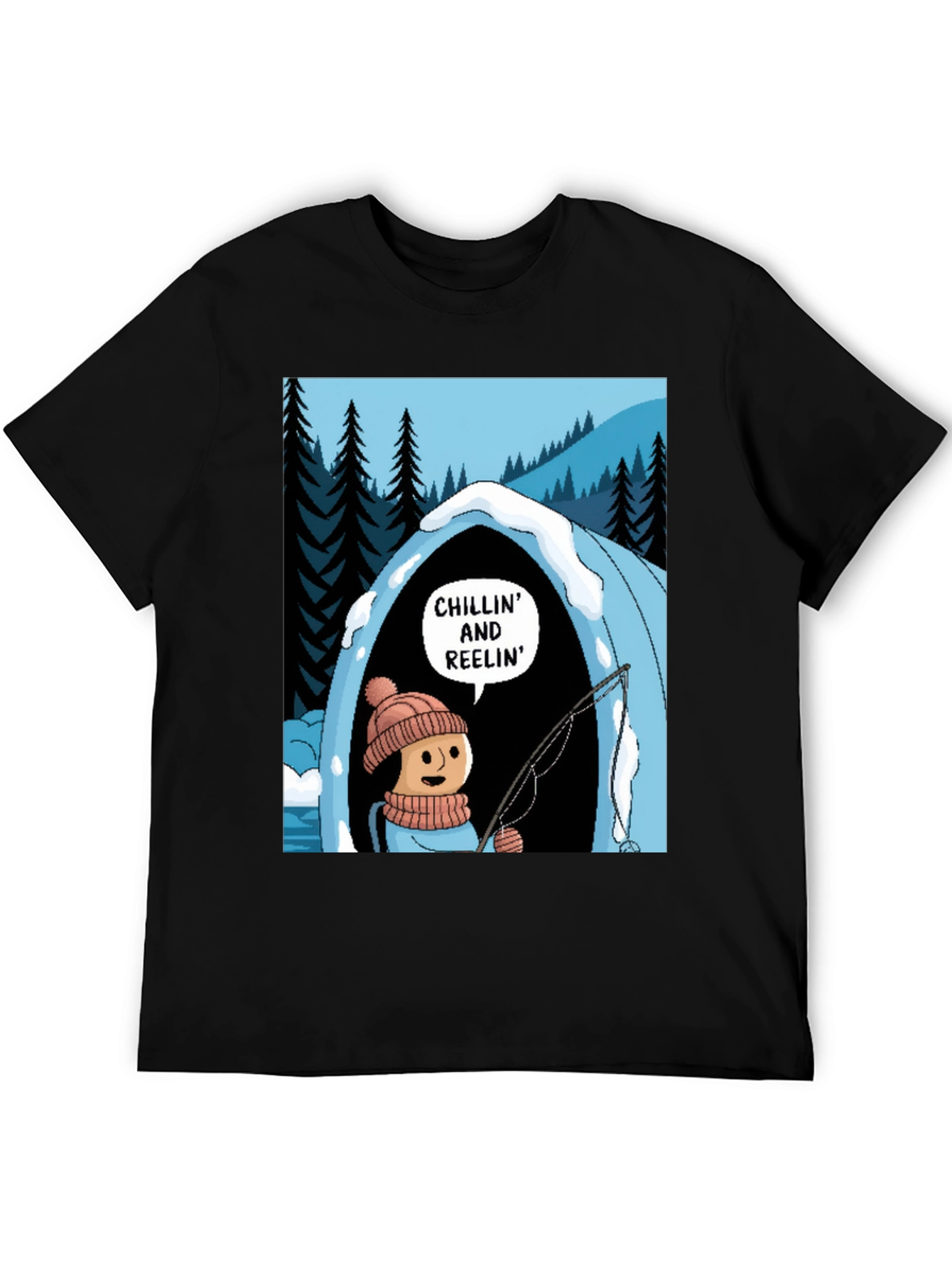 Chillin and Reelin Graphic T-Shirt