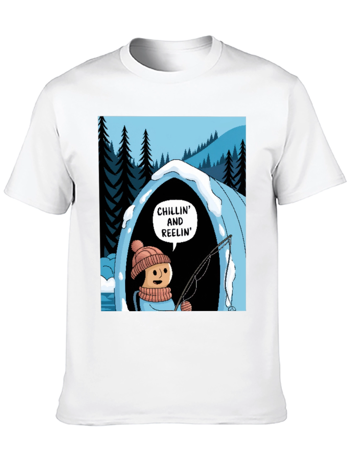Chillin and Reelin Graphic T-Shirt