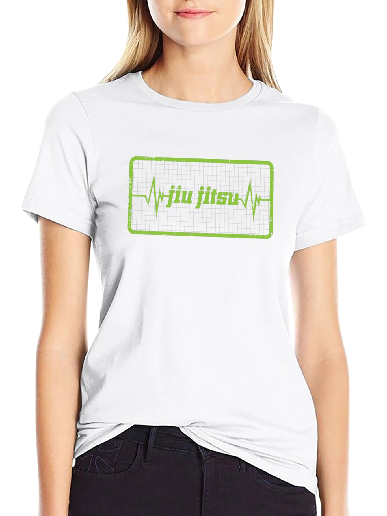 Jiu Jitsu Heartbeat Graphic T-Shirt