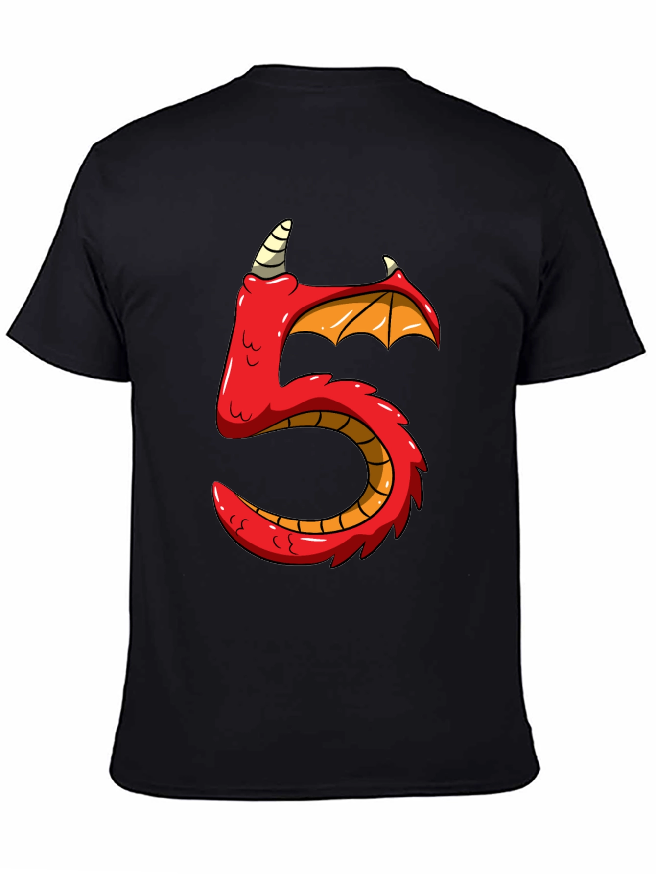 Dragon Number 5 Birthday T-Shirt