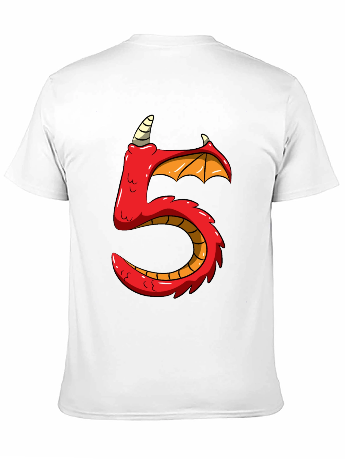 Dragon Number 5 Birthday T-Shirt