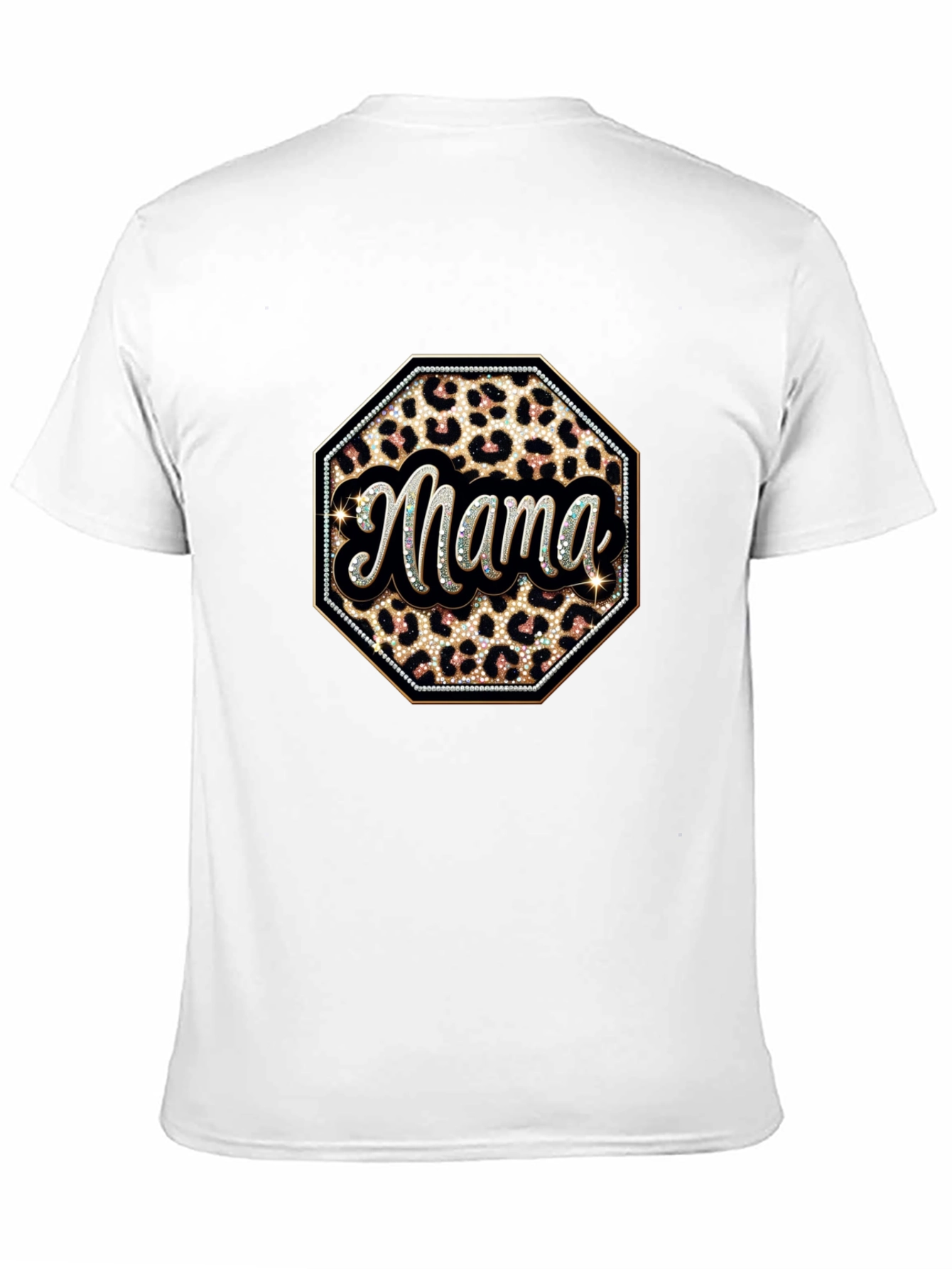 Mama Leopard Print Graphic Tee