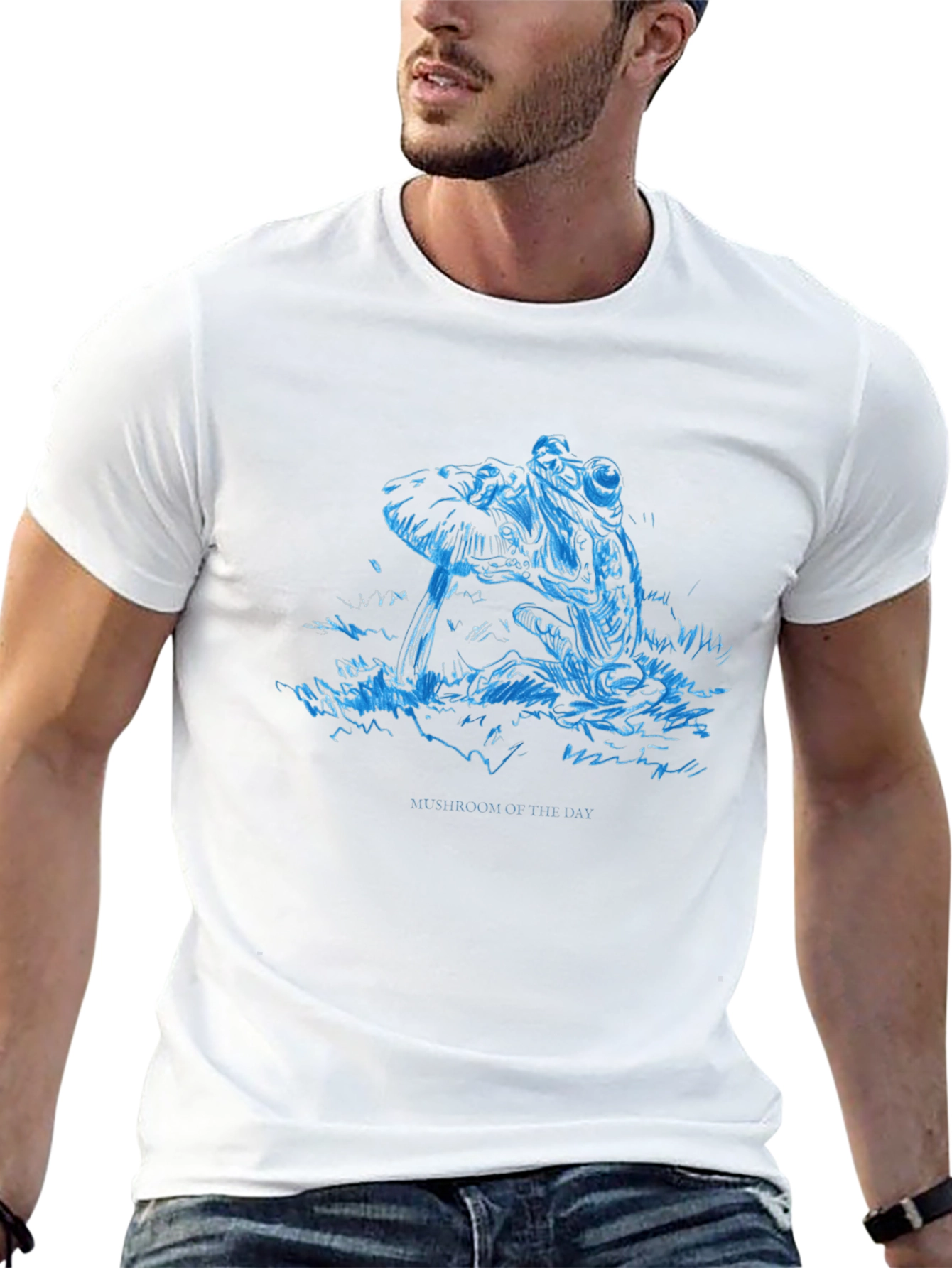Mushroom of the Day Graphic Tee - Black