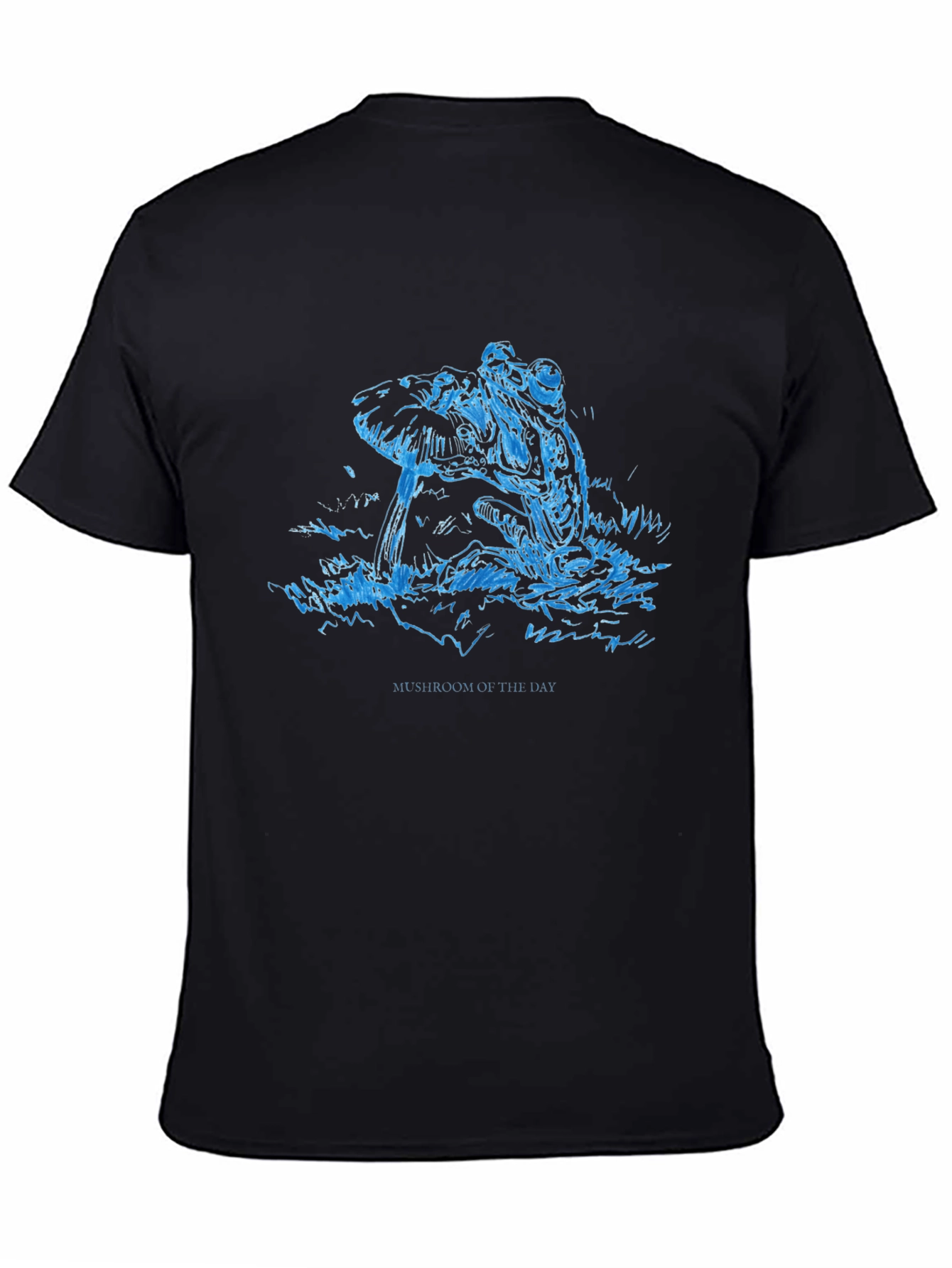 Mushroom of the Day Graphic Tee - Black
