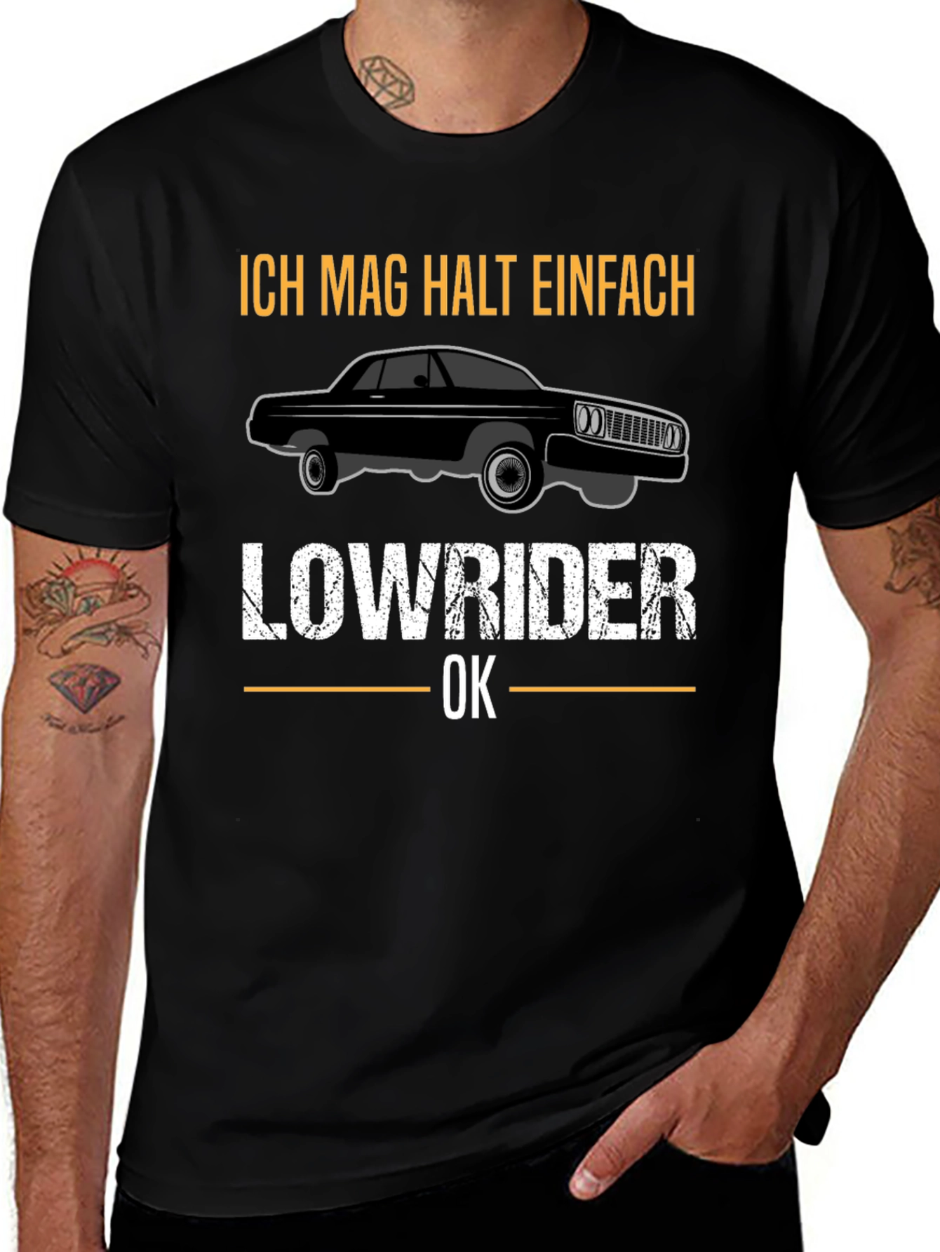 Lowrider Car Graphic T-Shirt