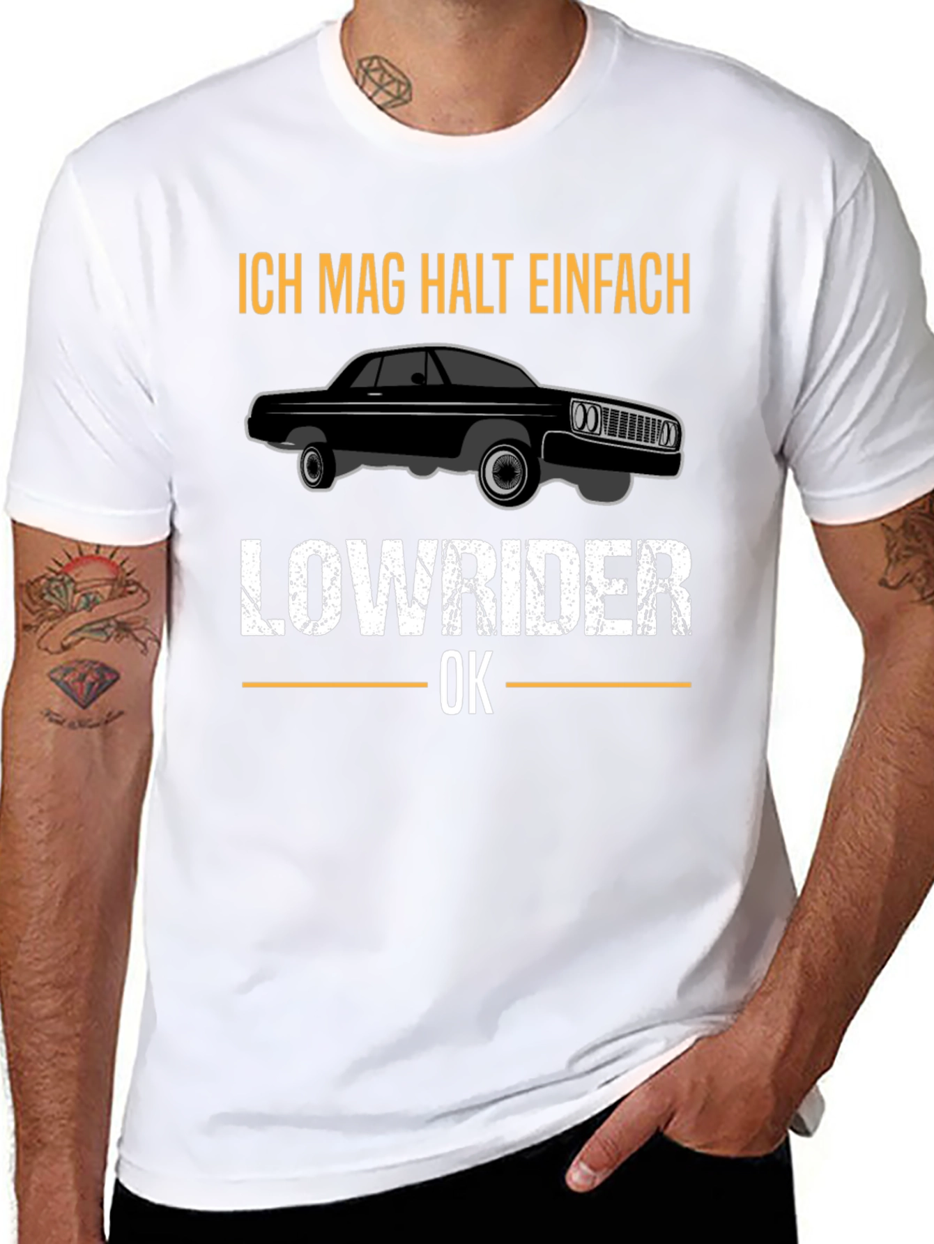 Lowrider Car Graphic T-Shirt