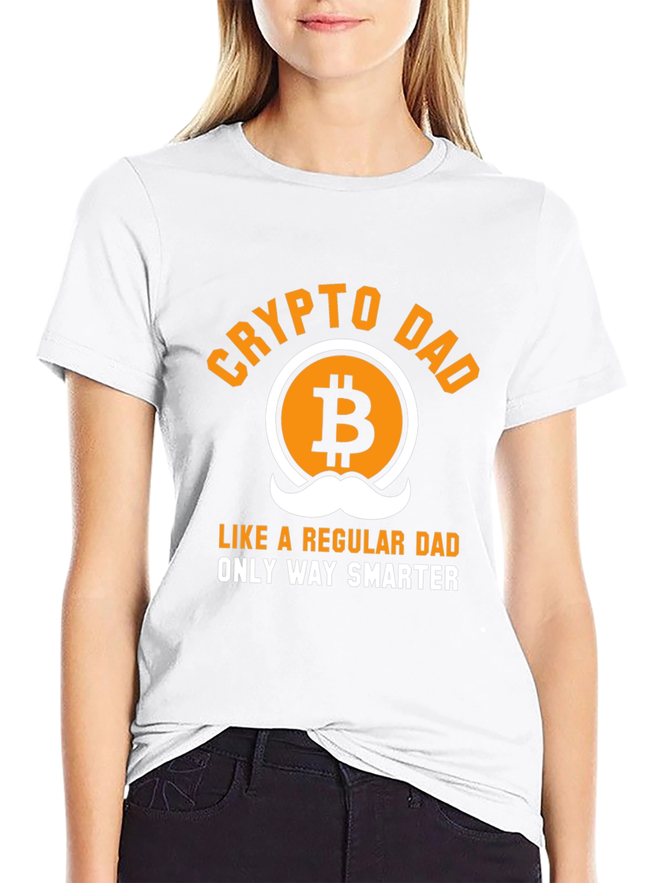 Crypto Dad T-Shirt - Bitcoin Lover Gift