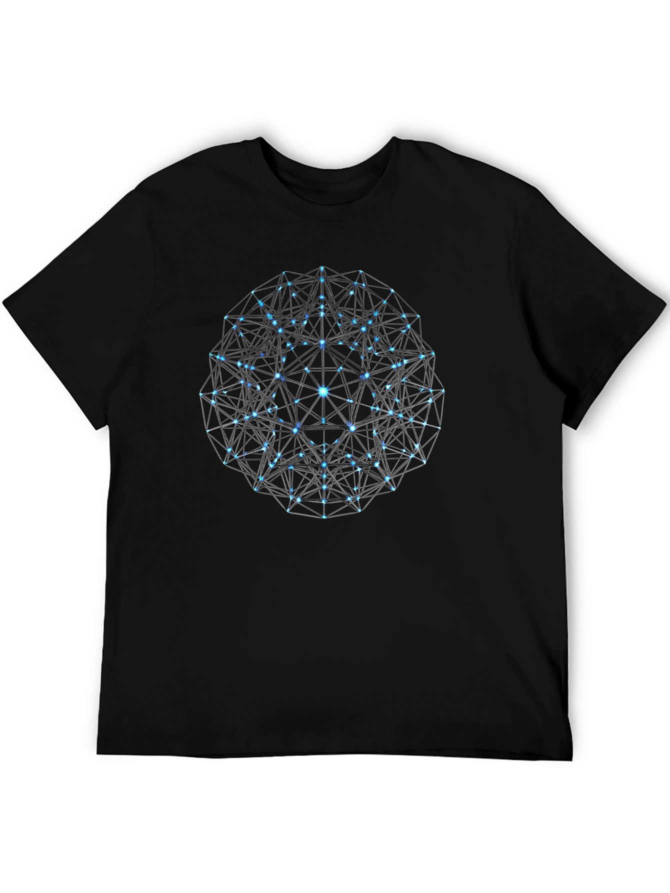 Geometric Sphere Graphic T-Shirt - Modern Style