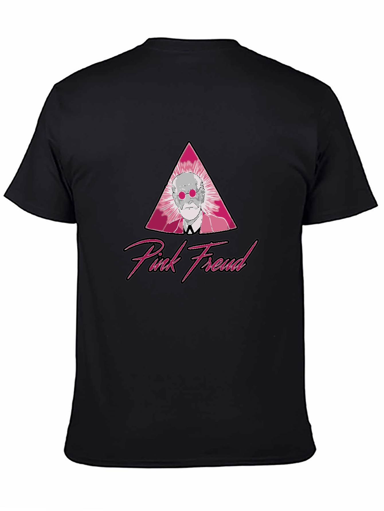 Pink Freud Graphic T-Shirt - Classic Style
