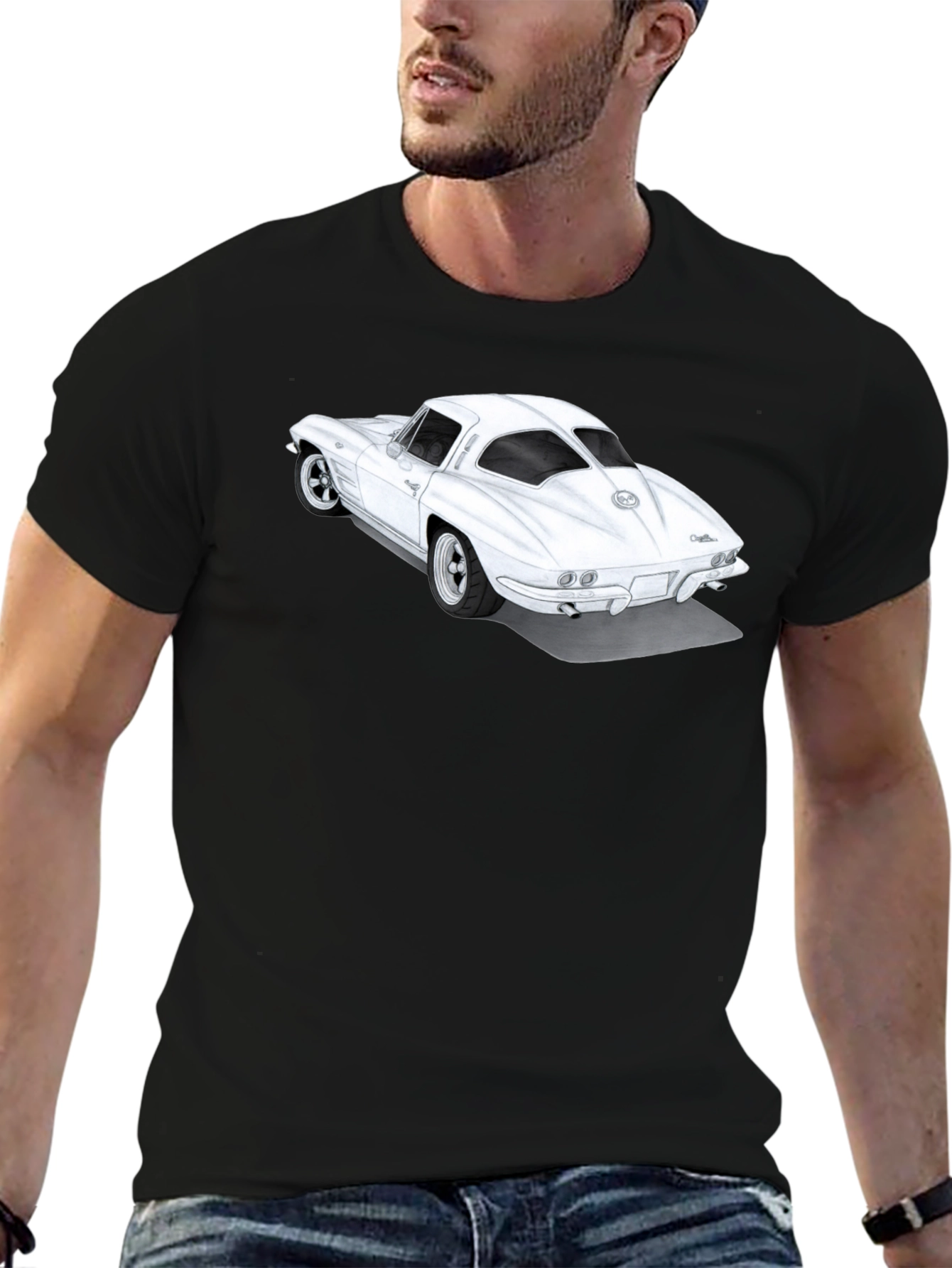 Classic Car Graphic Tee - Retro Style