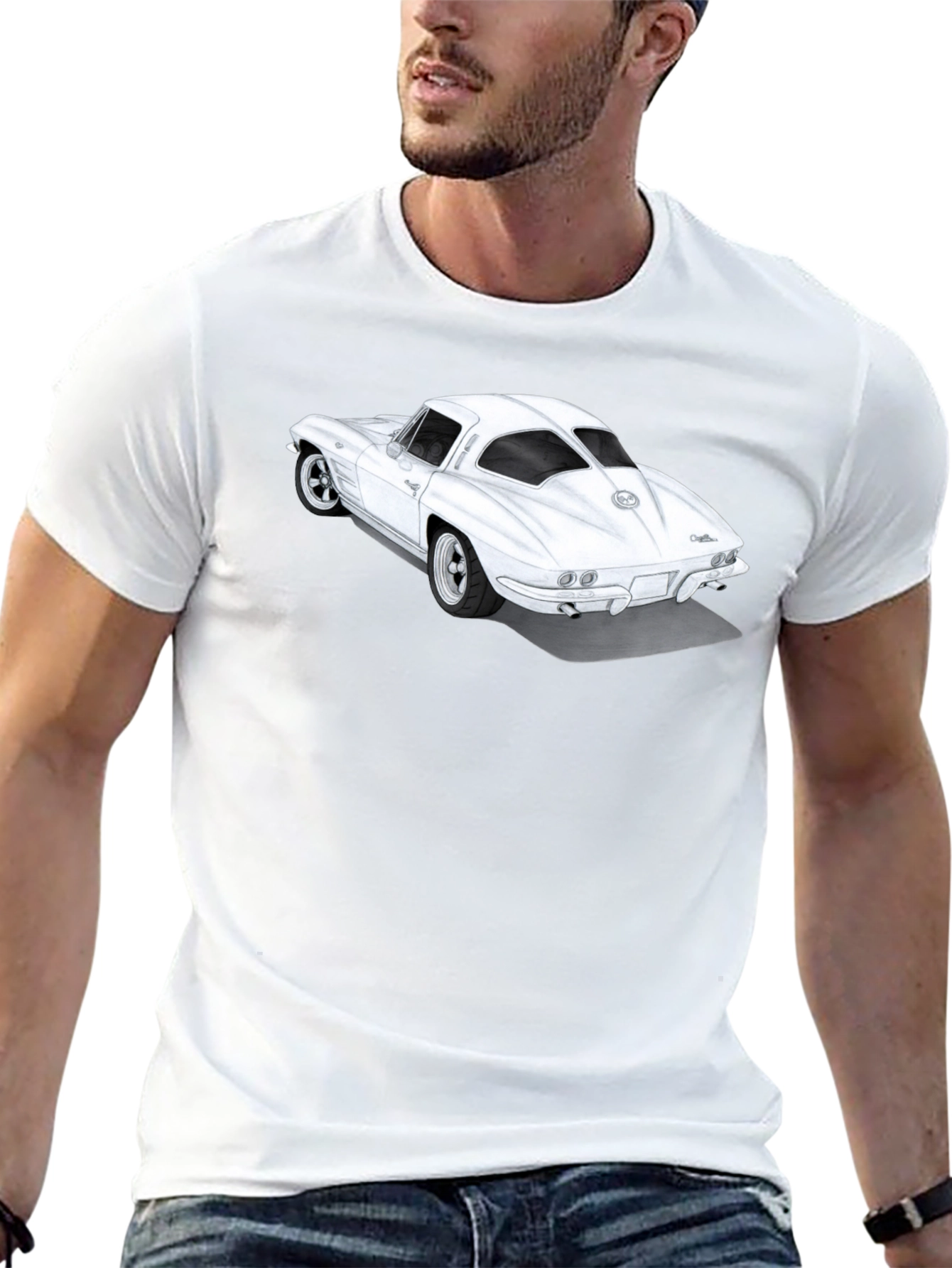 Classic Car Graphic Tee - Retro Style