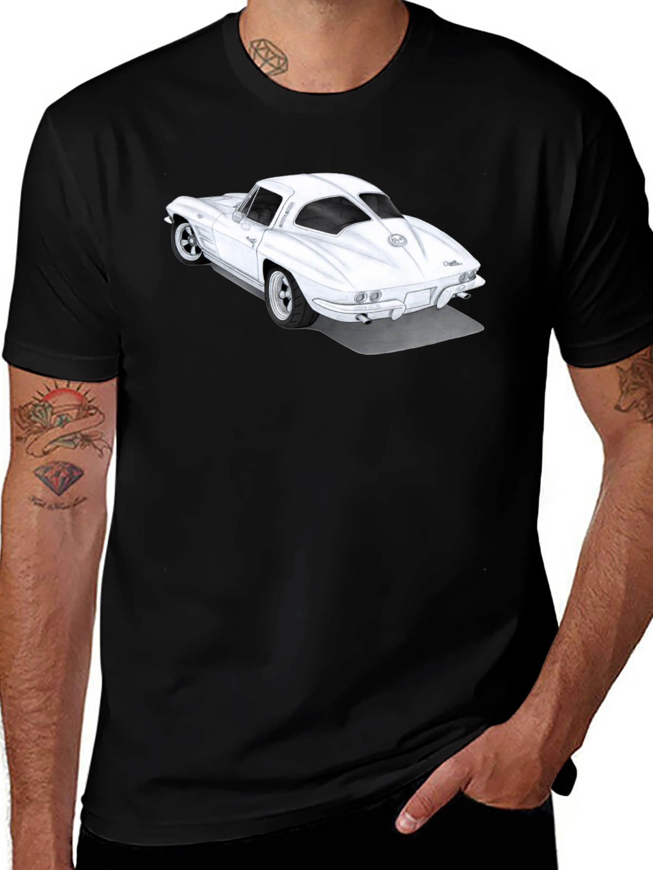 Classic Car Graphic Tee - Retro Style